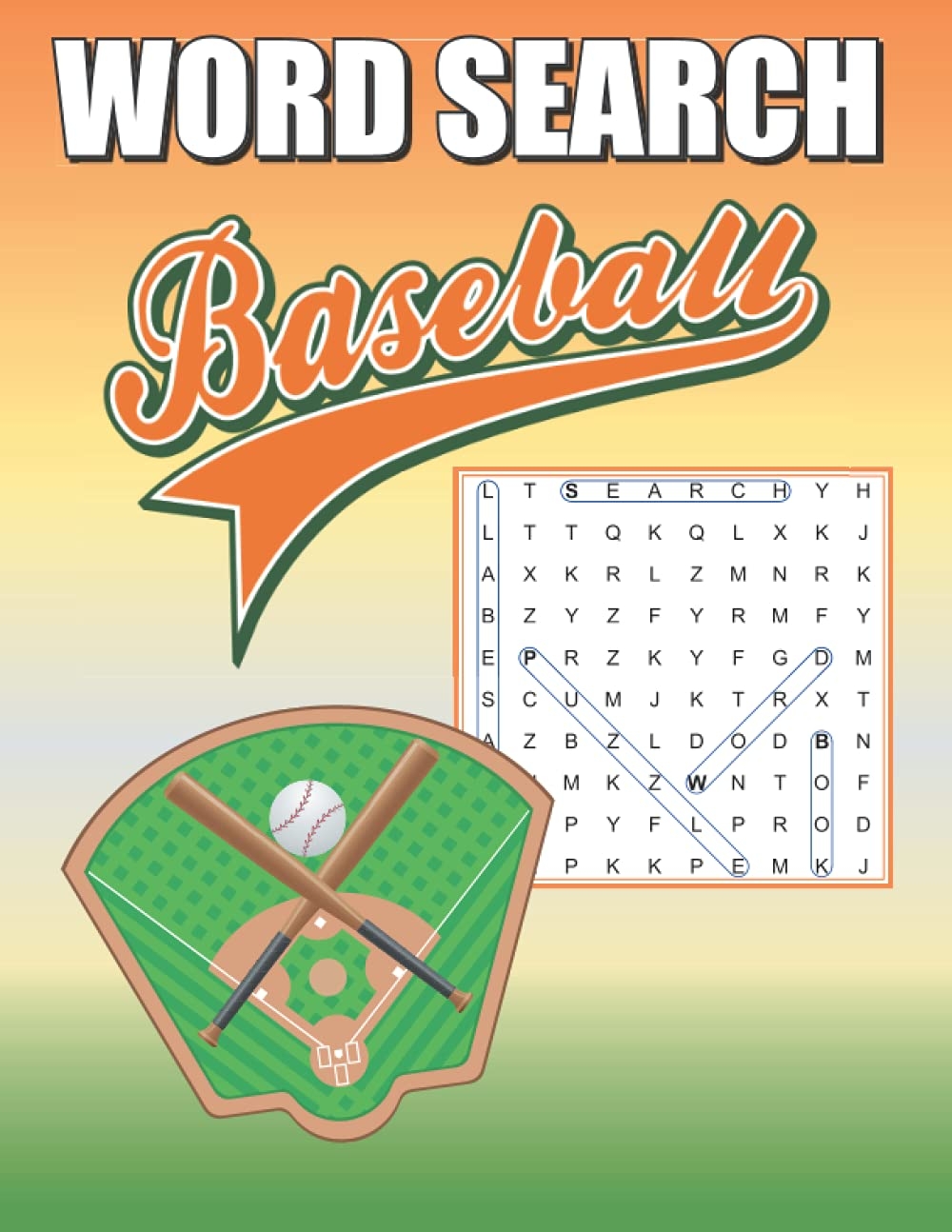 Word Search Baseball Word Find Puzzle Book For Sports Fans Publishing Greater Heights 9798601486248 Amazon Books