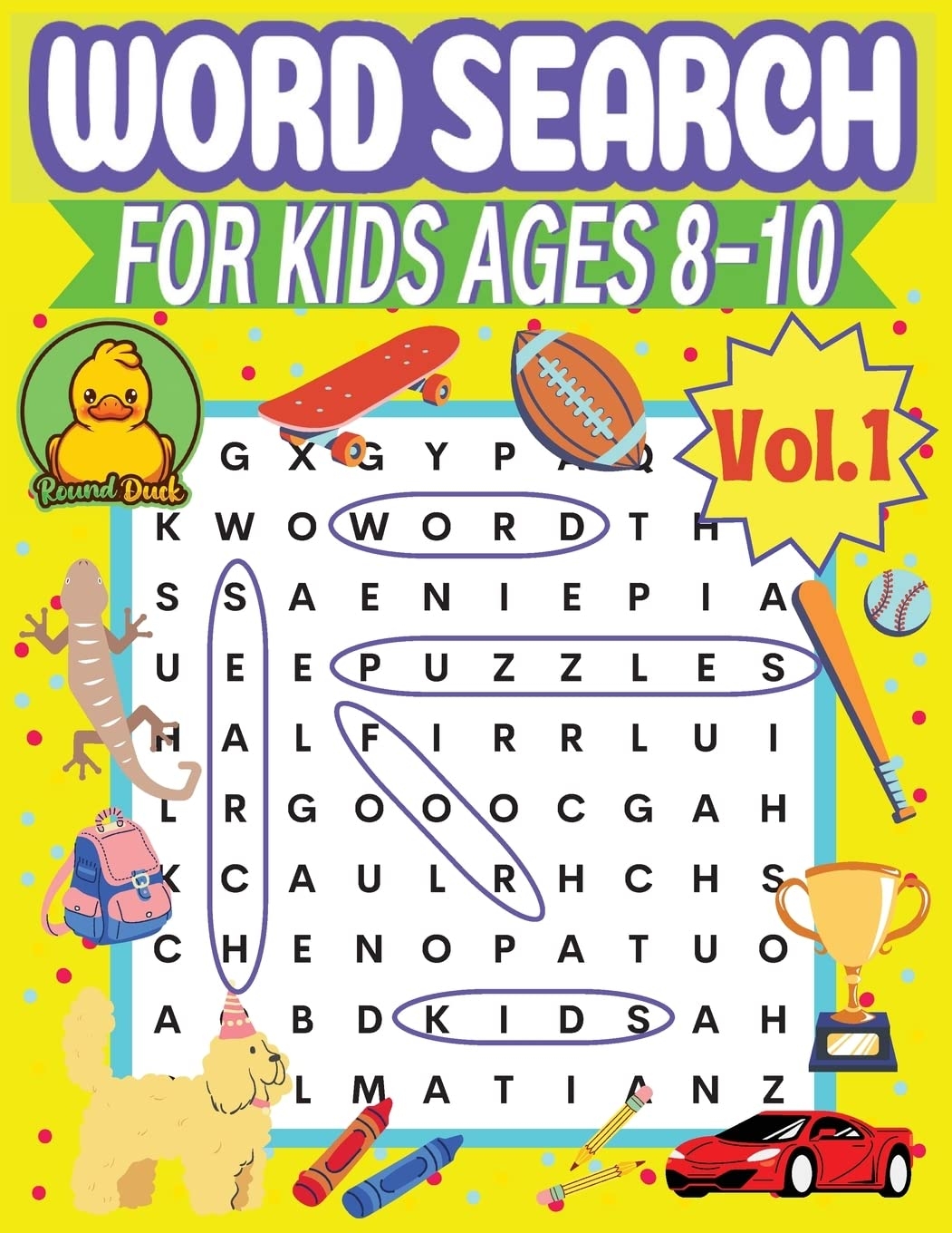 Word Searches For 8 Year Olds Printable