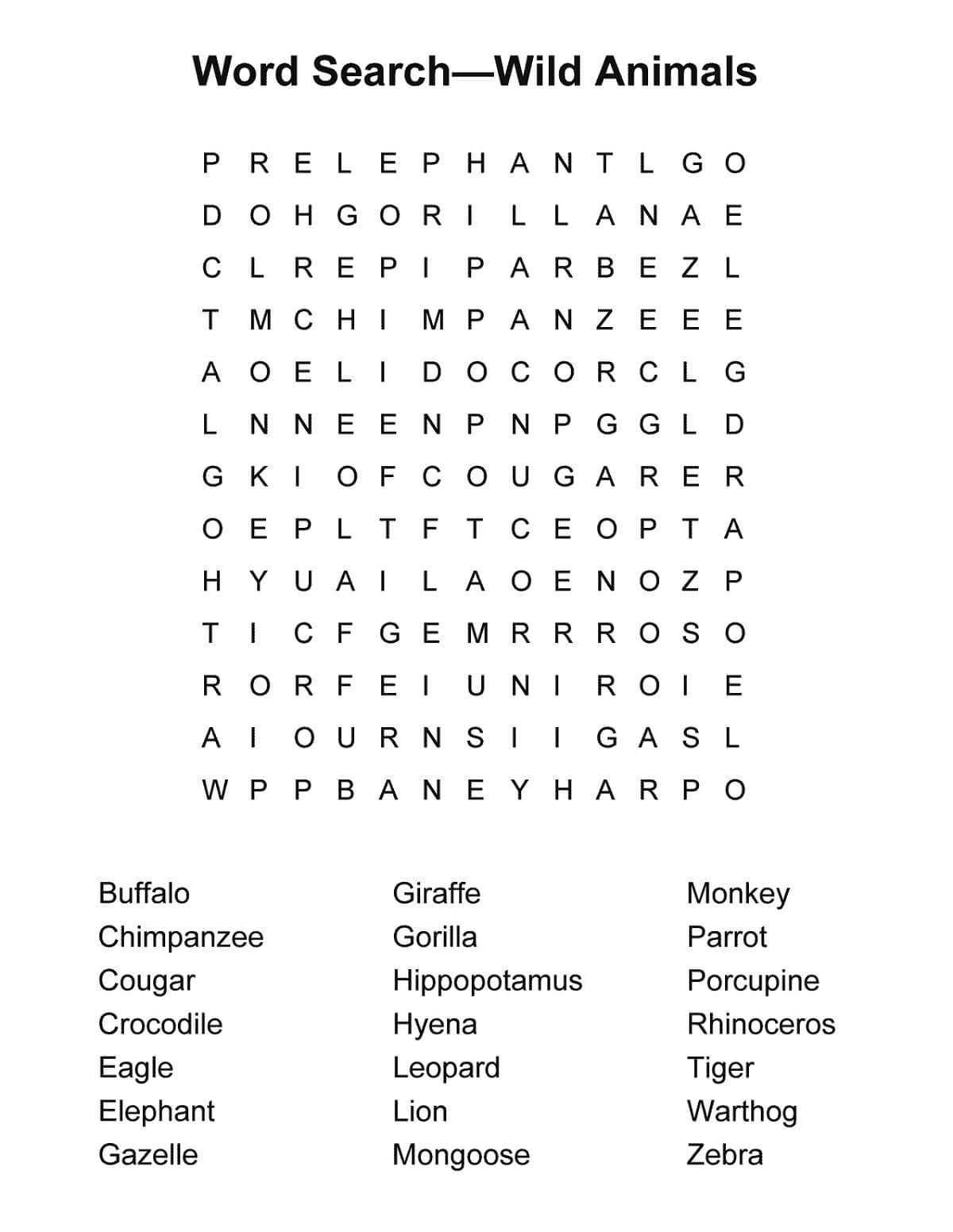 Harry Potter Word Search Printable Hard