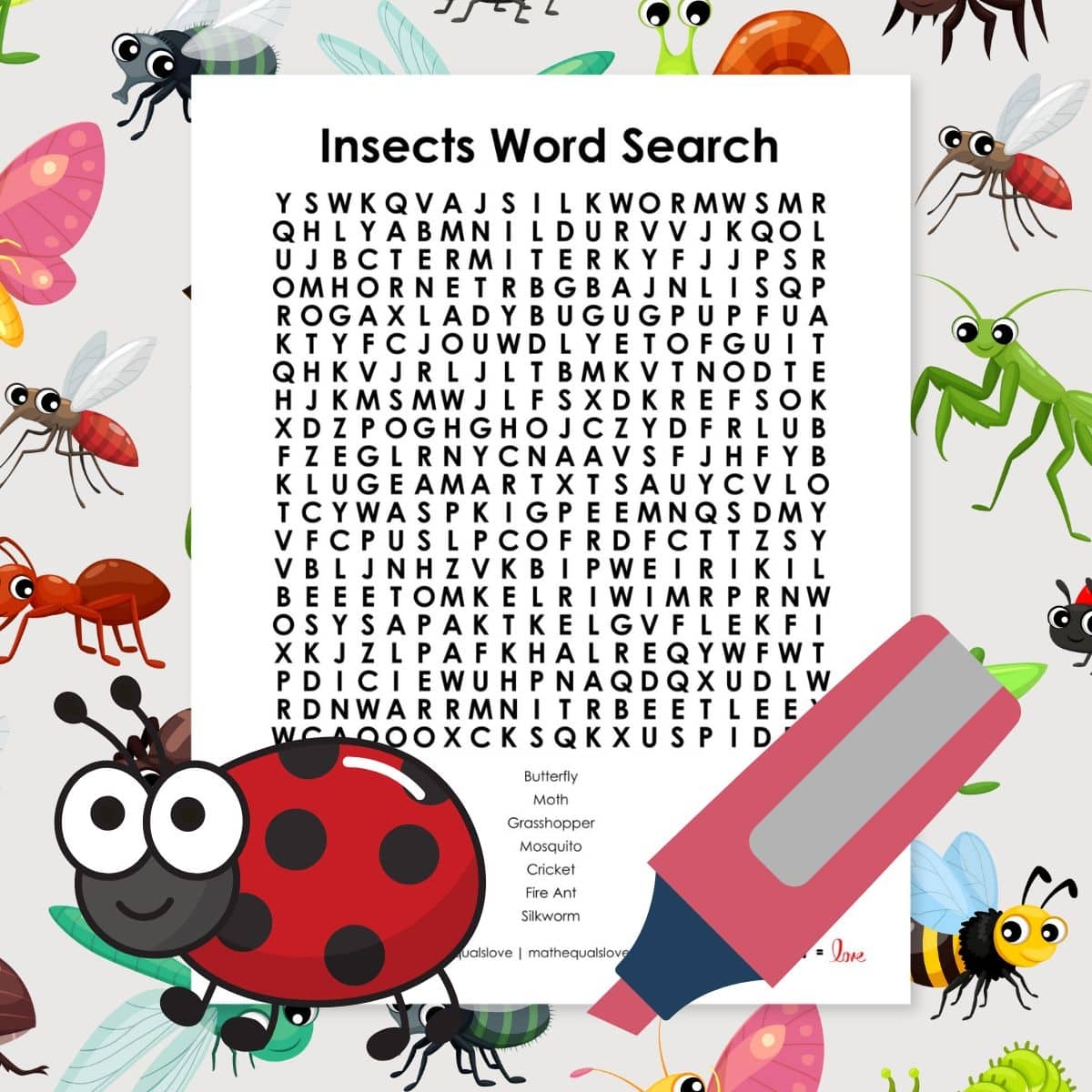 Math Word Search Free Pdf