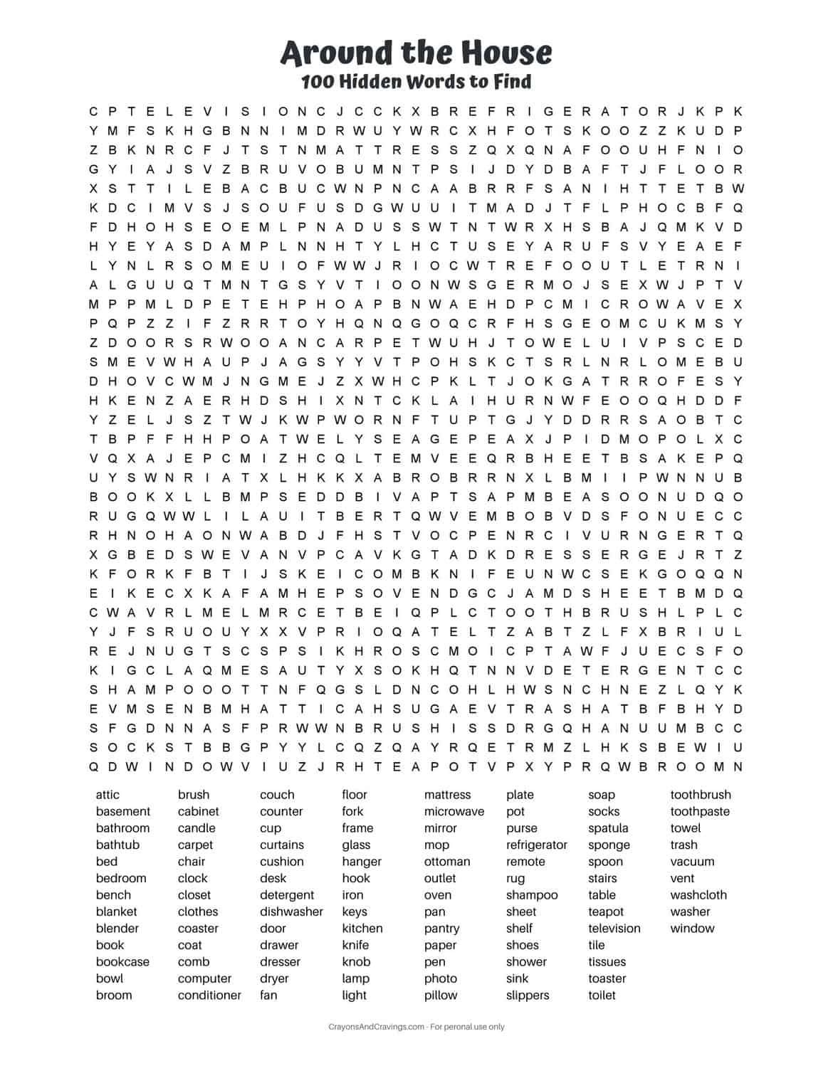 Free Printable Difficult Word Search Puzzles