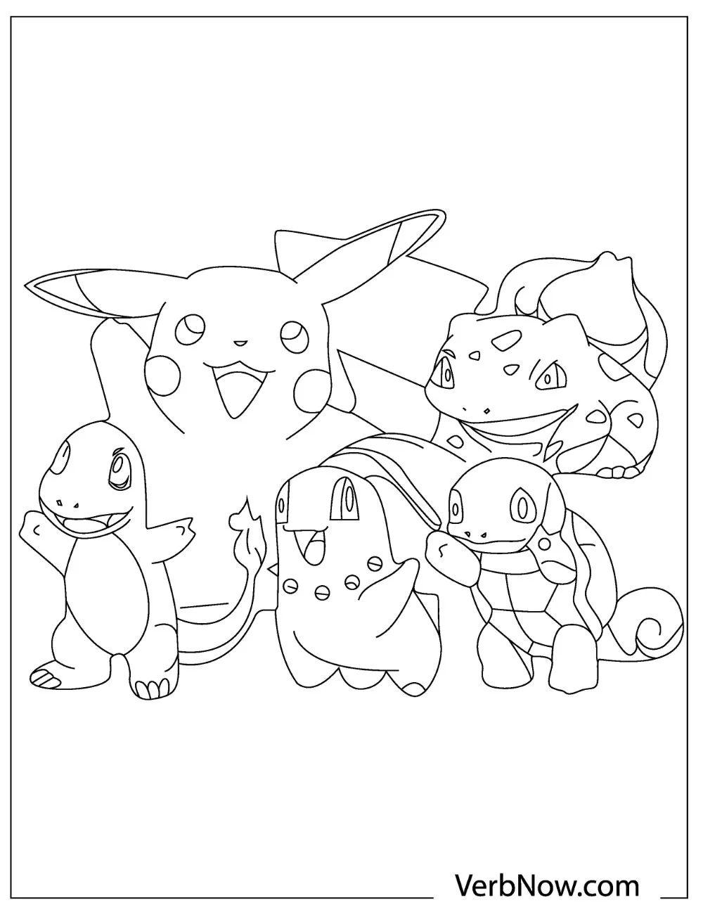 22 Free Pokemon Coloring Pages Printable PDF 