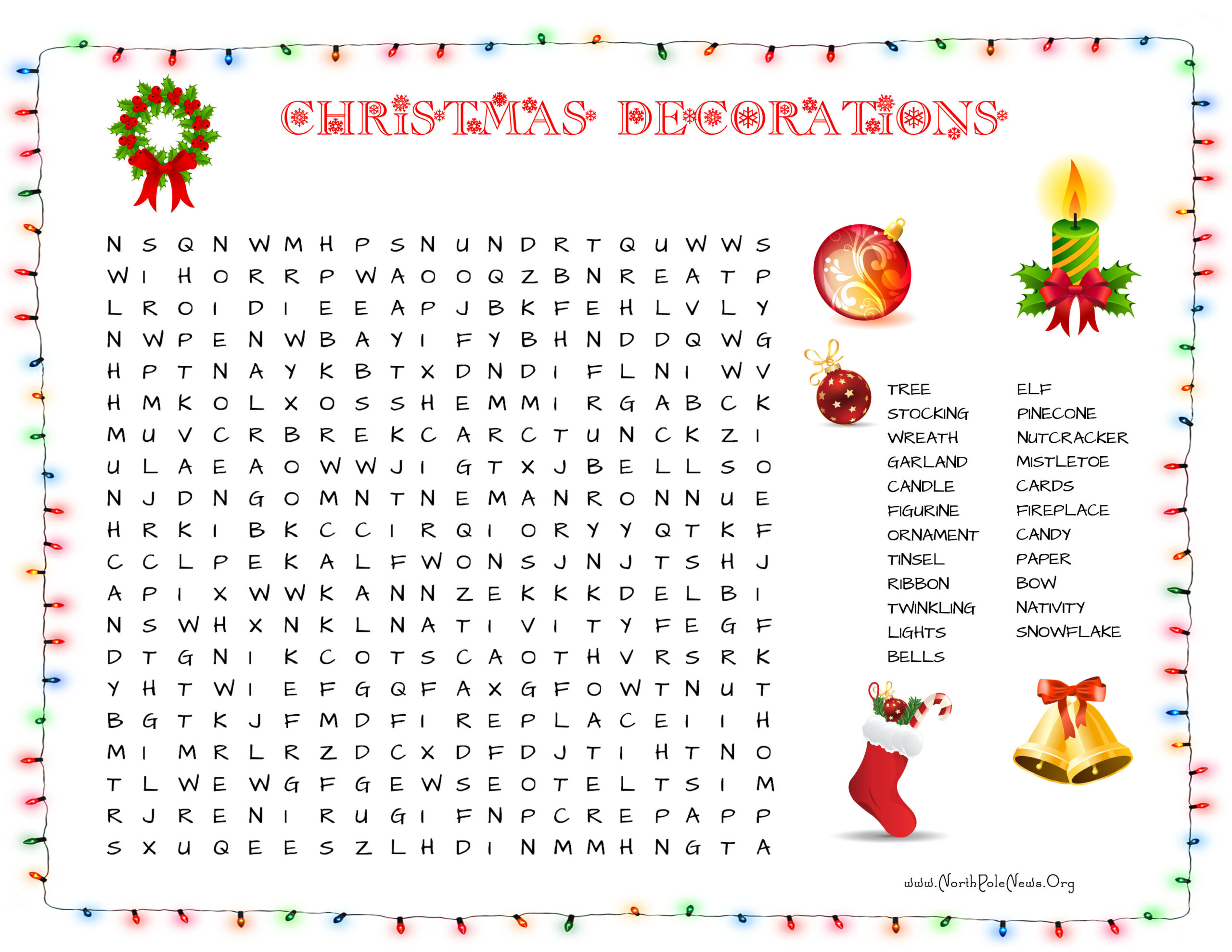 45 free christmas word search puzzles for kids