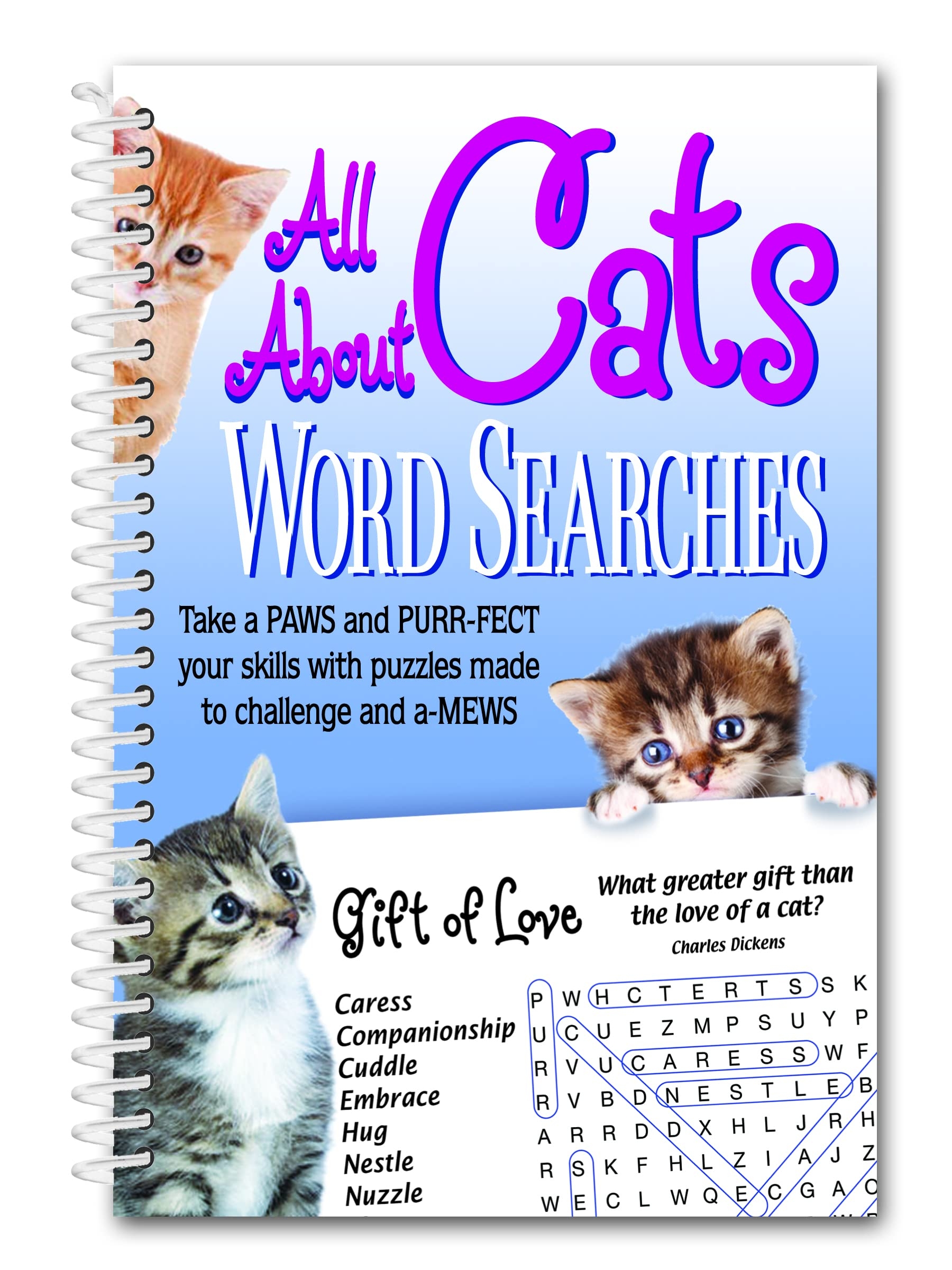 All About Cats Word Searches Take A Paws And Purr fect Your Skills With Puzzles Made To Challenge And A mews Product Concept 9781736496947 Amazon Books