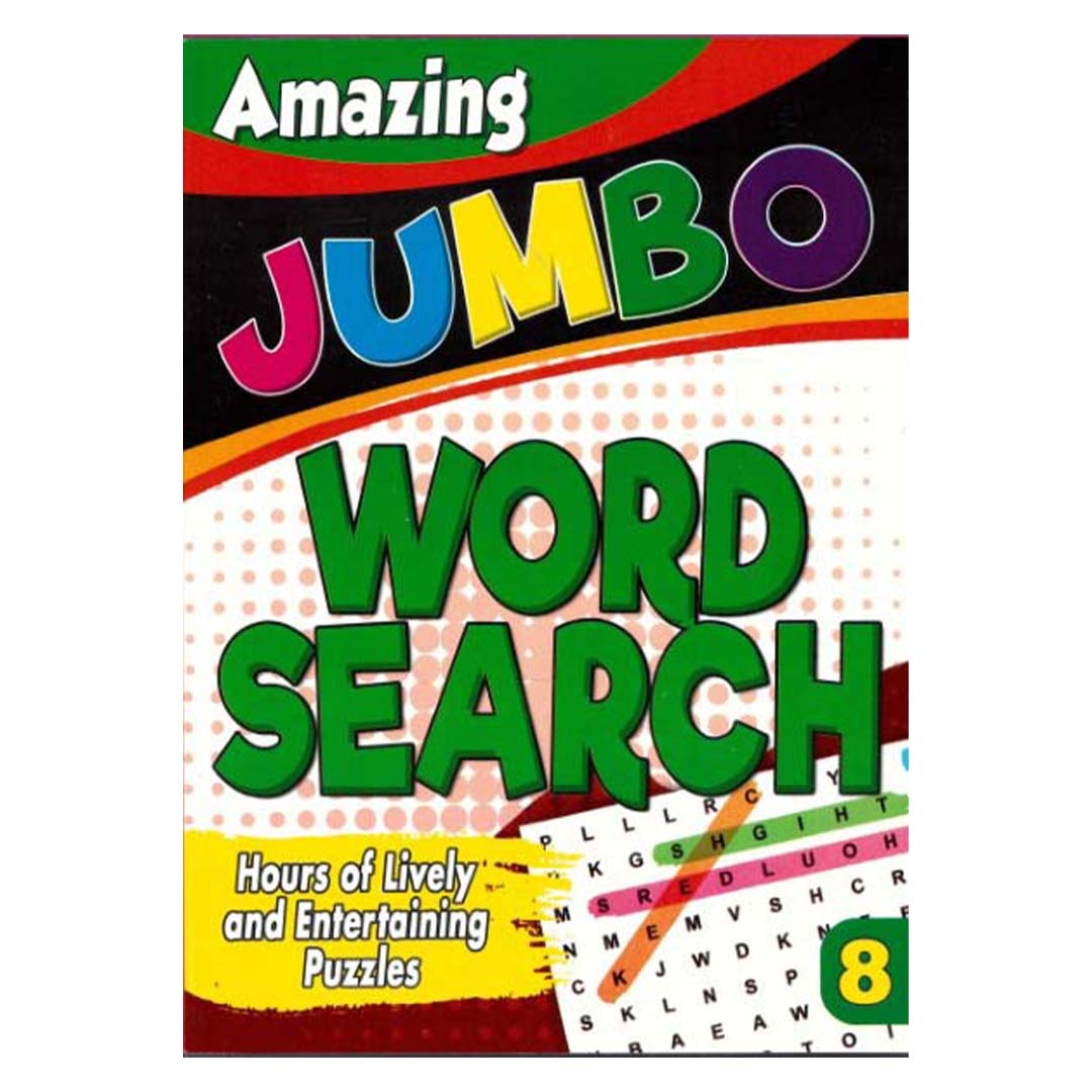AMAZING JUMBO WORD SEARCH BOOK 8 Welcome To Crescent Book Shop