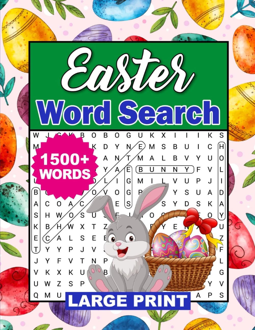 Amazon Easter Word Search Large Print Easter Word Search For Teens Adults And Seniors Happy Easter Word Find Puzzle Book With Solutions 9798374790207 Ruel Dana Books