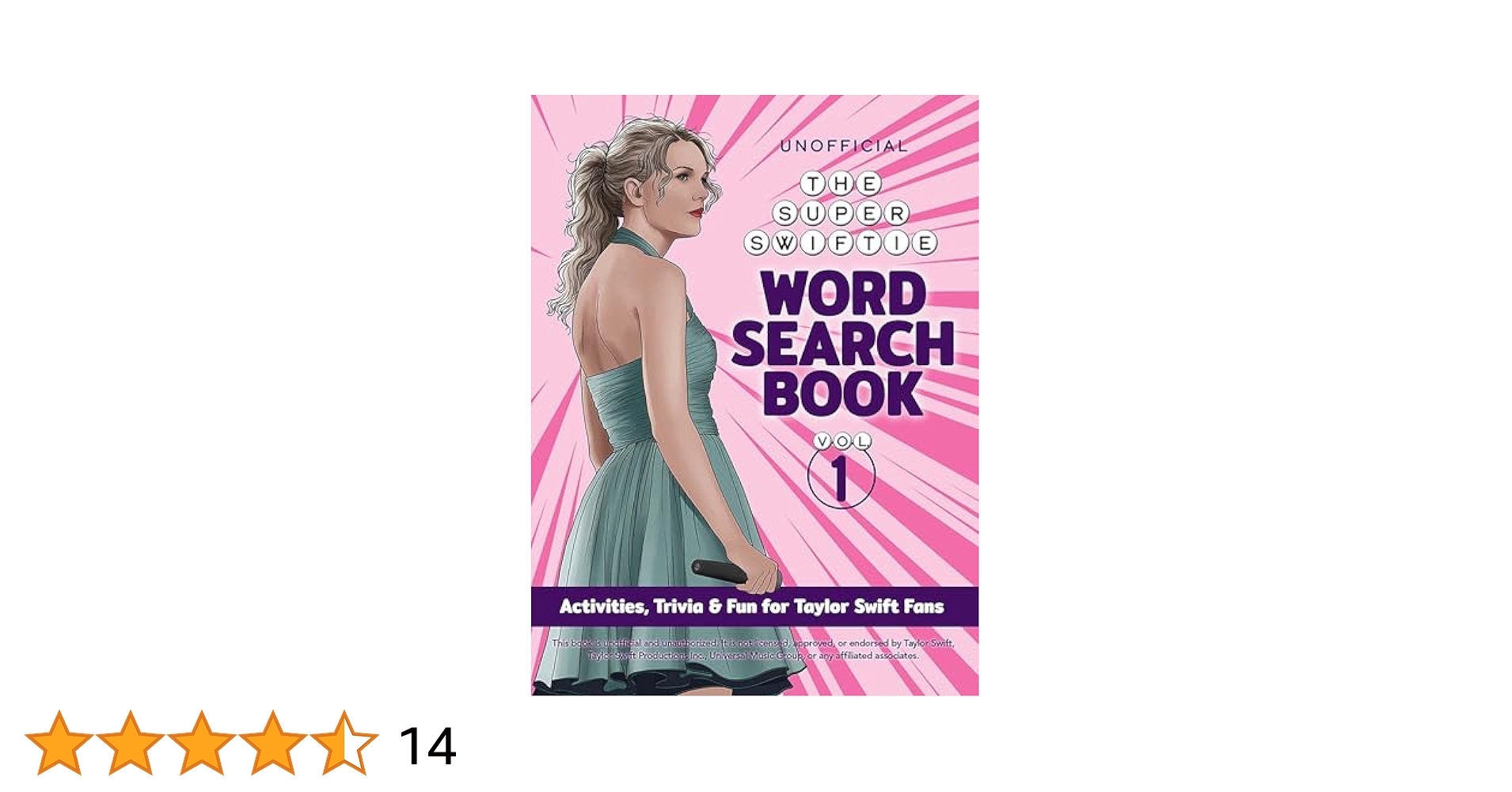 Amazon The Unofficial Super Swiftie Word Search Book Volume 1 Activities Trivia Fun For Taylor Swift Fans 9780486854564 Dover Publications Books