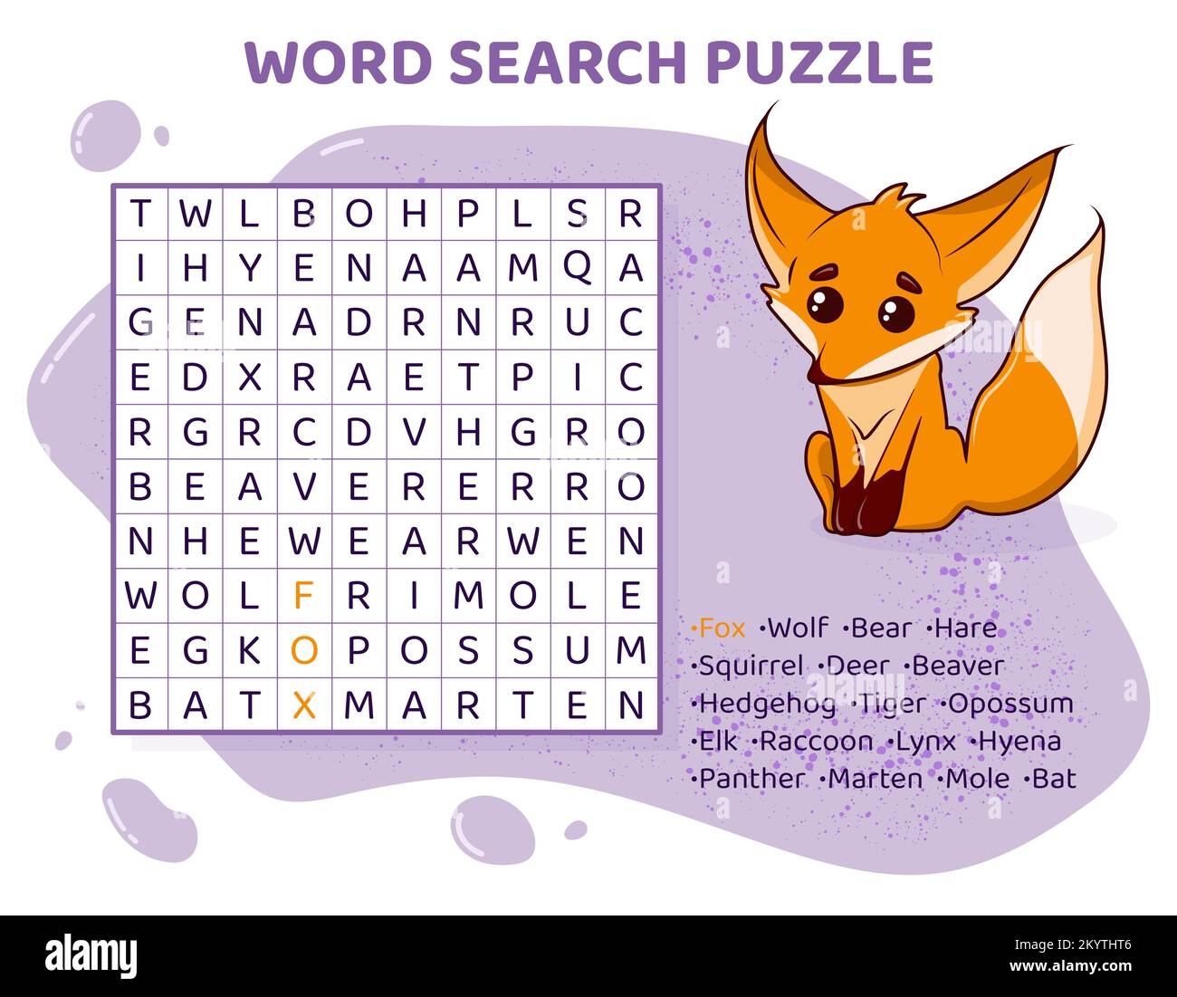 Animals Puzzle Stock Vector Images Page 2 Alamy