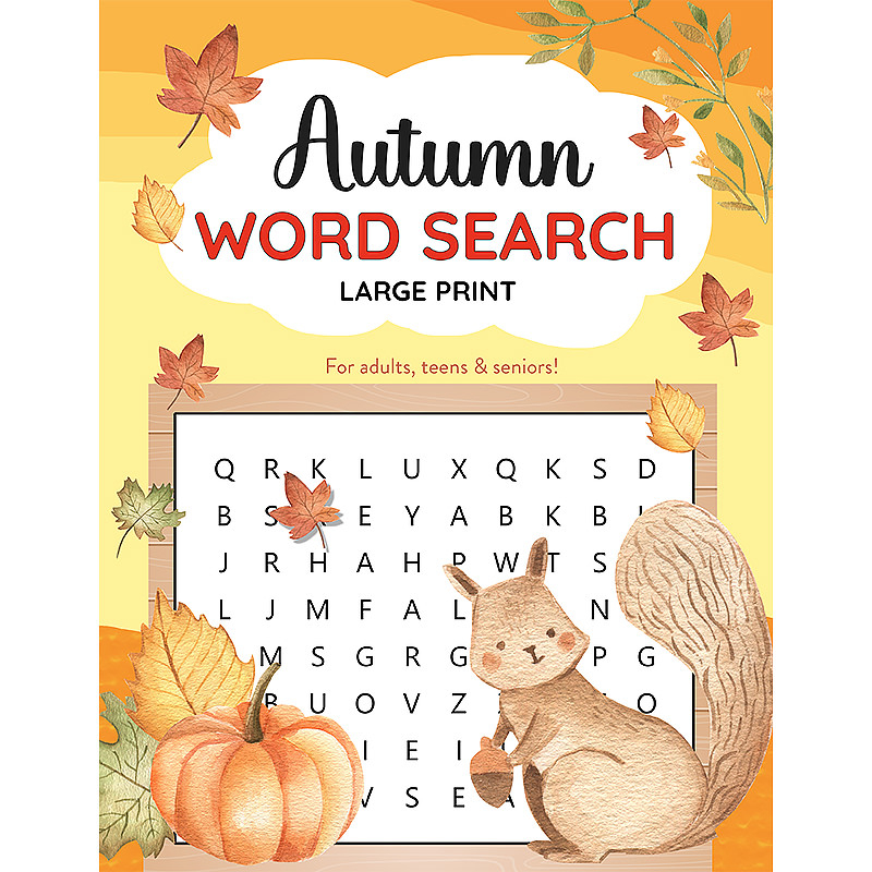 autumn word search puzzle book