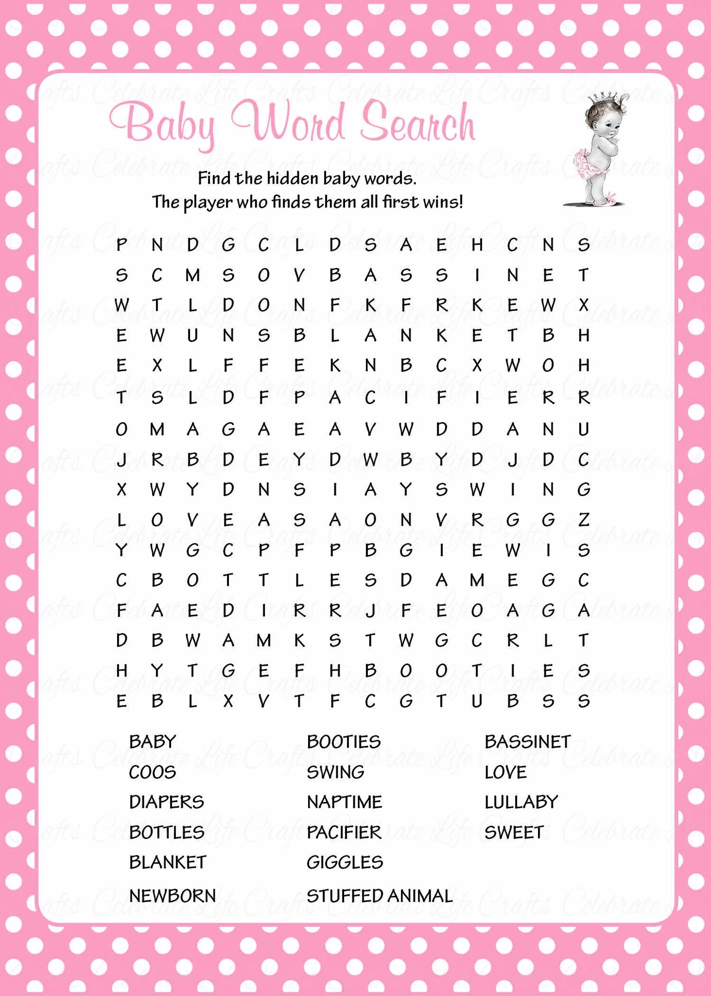 Baby Word Search 2025 Levitan