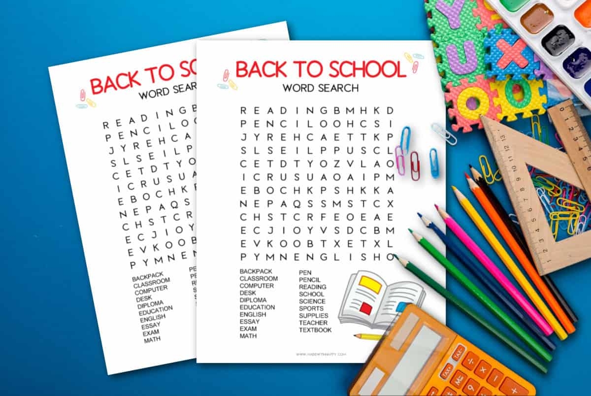 Free 5th Grade Word Search Printables