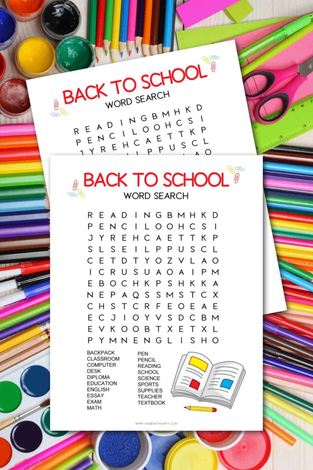 Free Printable Educational Word Searches