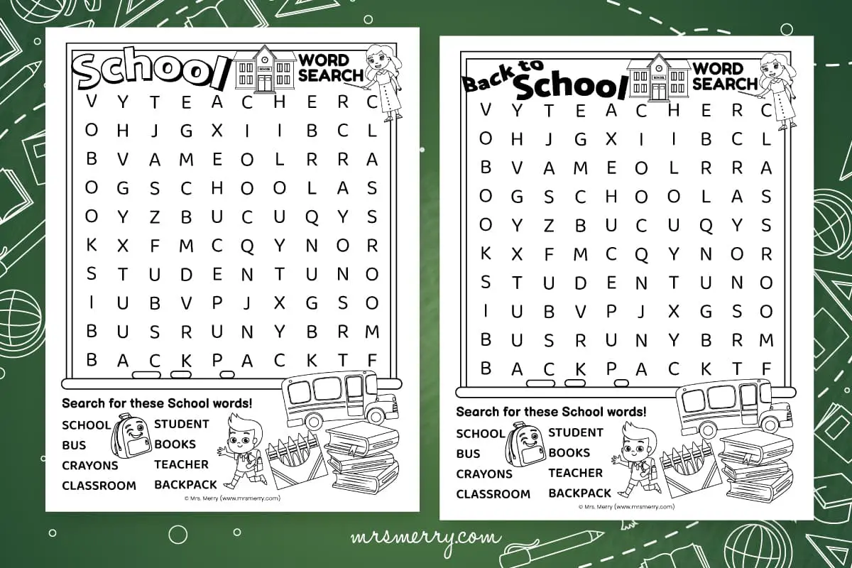 Printable Search A Word Puzzles