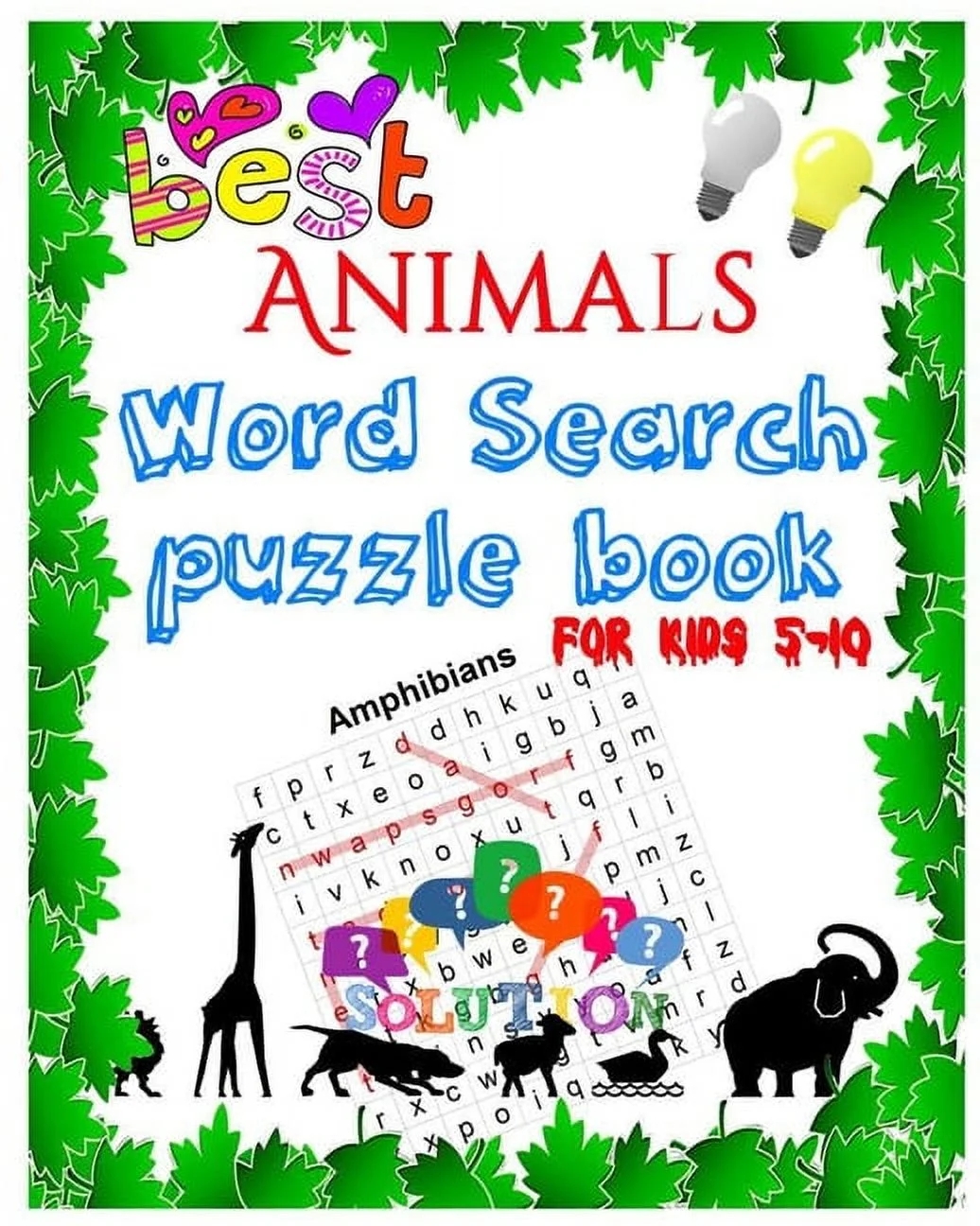 Best Animals Word Search Puzzle Book For Kids 5 10 Word Search Books For Kids Puzzle Large Print Word Search Fo R5 10 Year Olds Activity Workbooks Age 5 6 7 8 9 10 Paperback Walmart