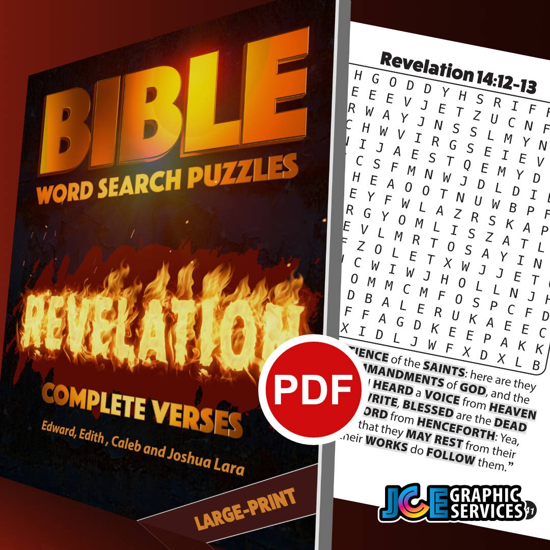 Bible Word Search Puzzles Revelation DIGITAL VERSION PDF JCE