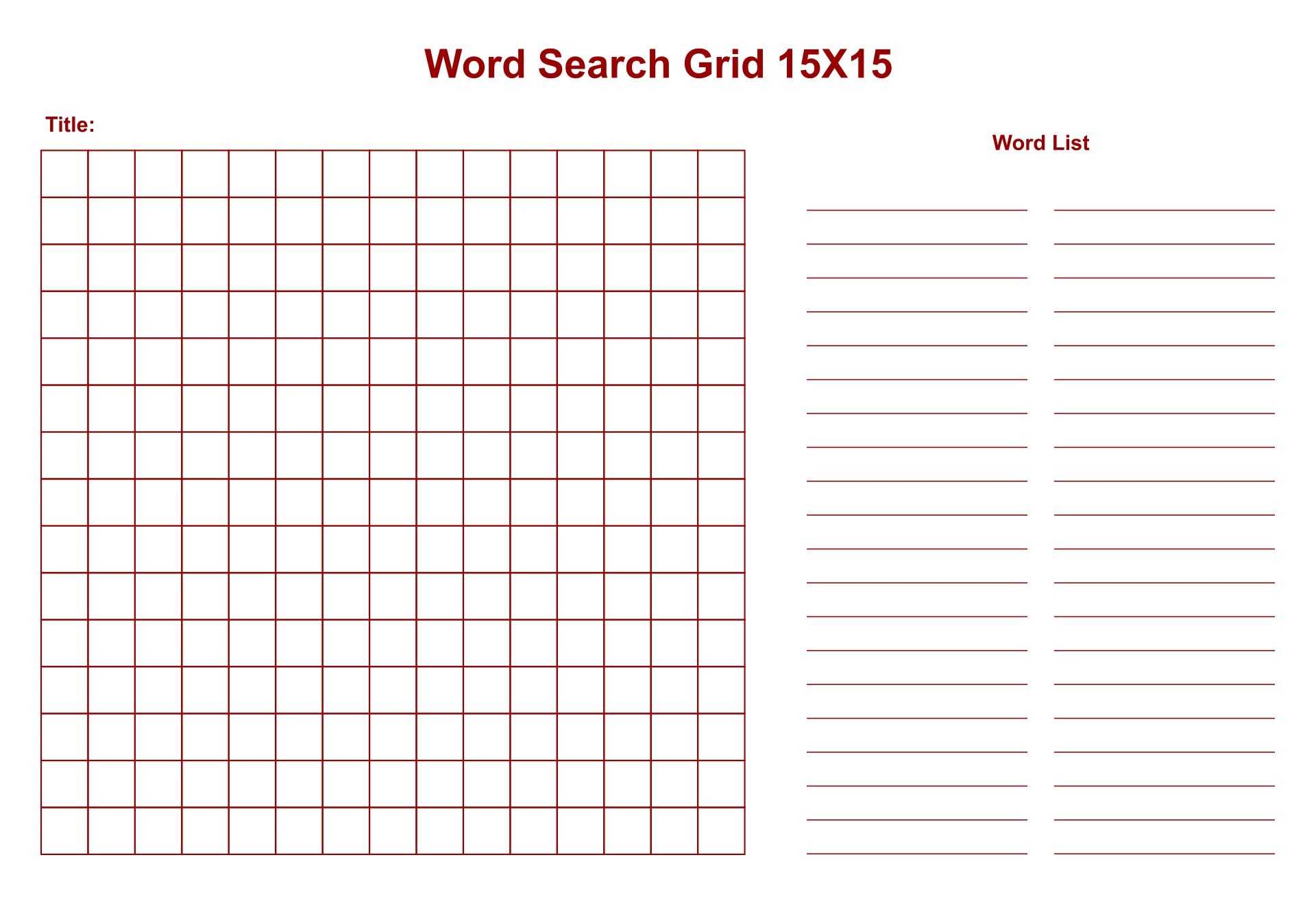 blank word search puzzles 16 free pdf printables printablee