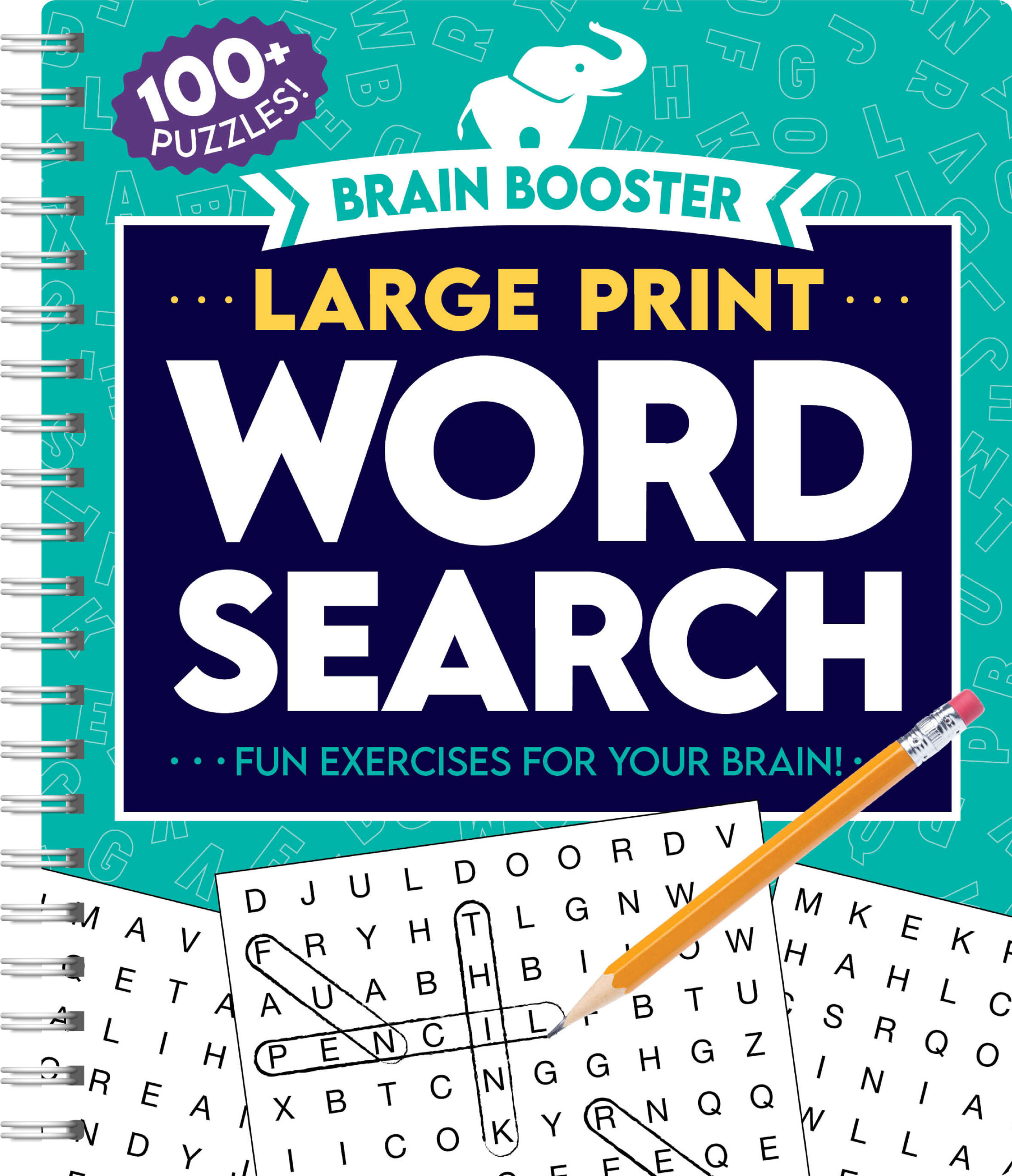 brain booster large print word search kidsbooks publishing