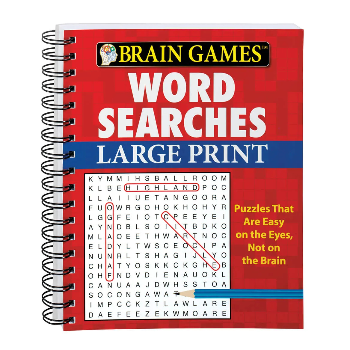 brain games word search book large print