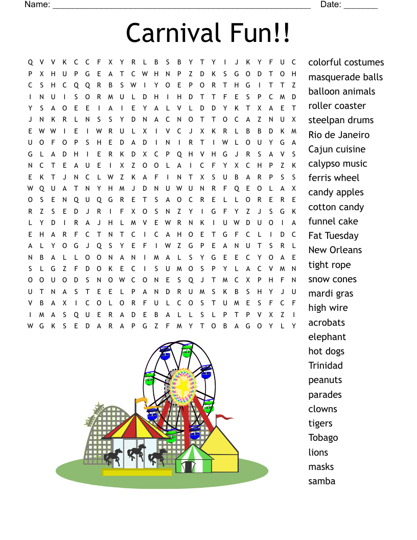 Cake Pop Candy Shoppe Word Search WordMint