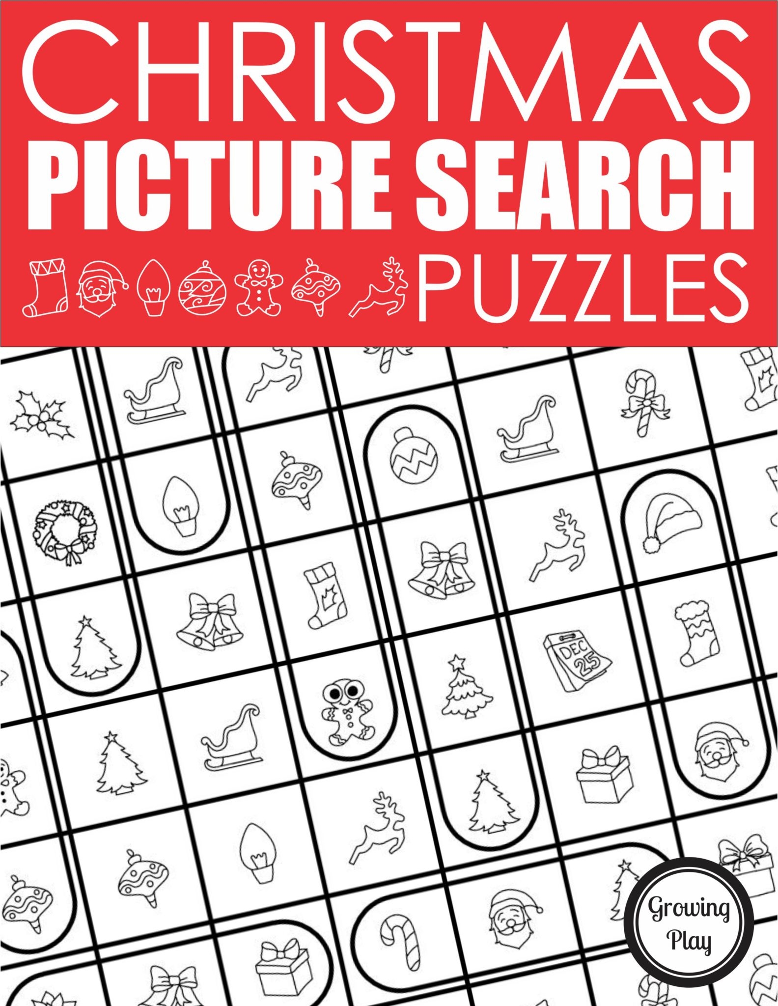 christmas word search for kids without words picture search growing play christmas word search for kids without words picture search growing play