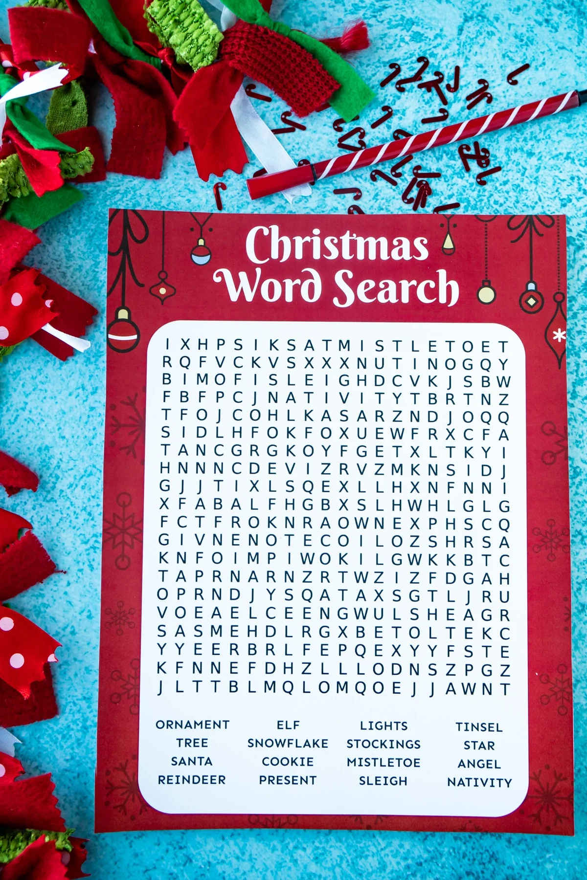 Free Printable Christmas Word Search Sheets
