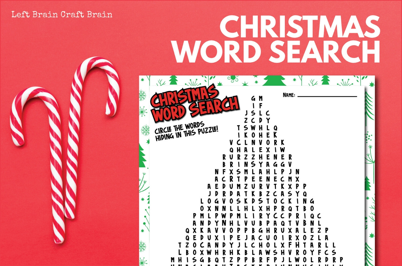 Printable Christmas Word Search