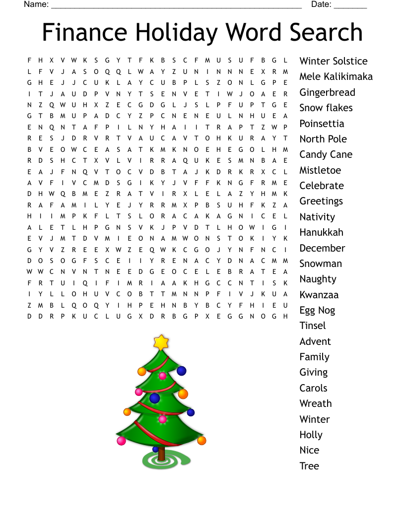 Hardest Christmas Word Search