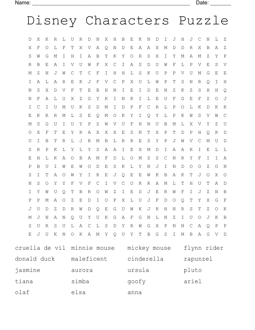 Hard Word Search Printable For Adults
