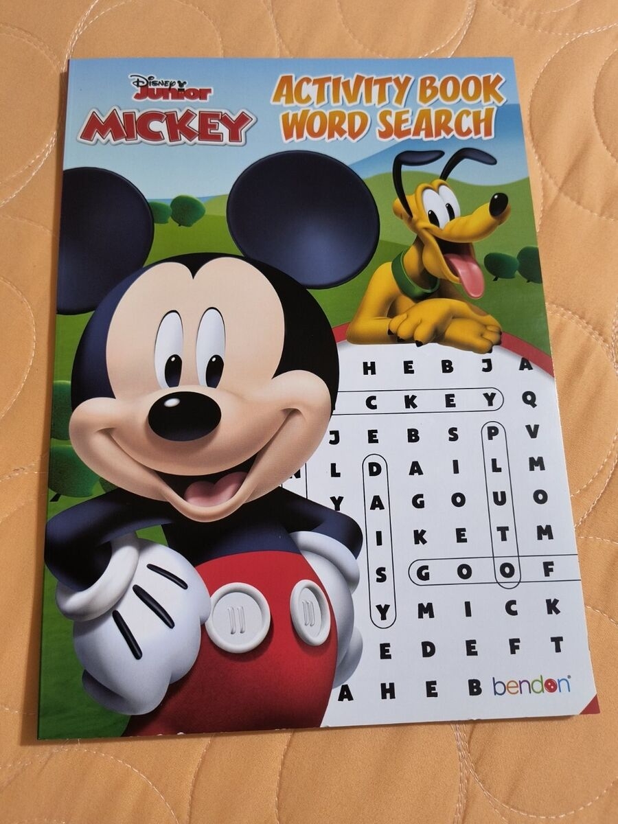 Disney Jr Mickey Mouse Activity Book Word Search Book New Free Shipping EBay Disney Jr Mickey Mouse Activity Book Word Search Book New Free Shipping EBay