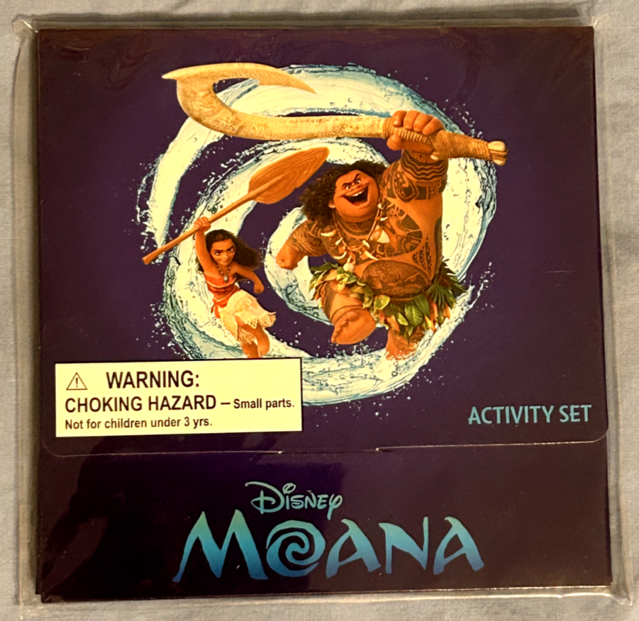 Disney Moana Activity Set Inc Jigsaw Puzzle Maze Word Search 3 Color Sheet EBay