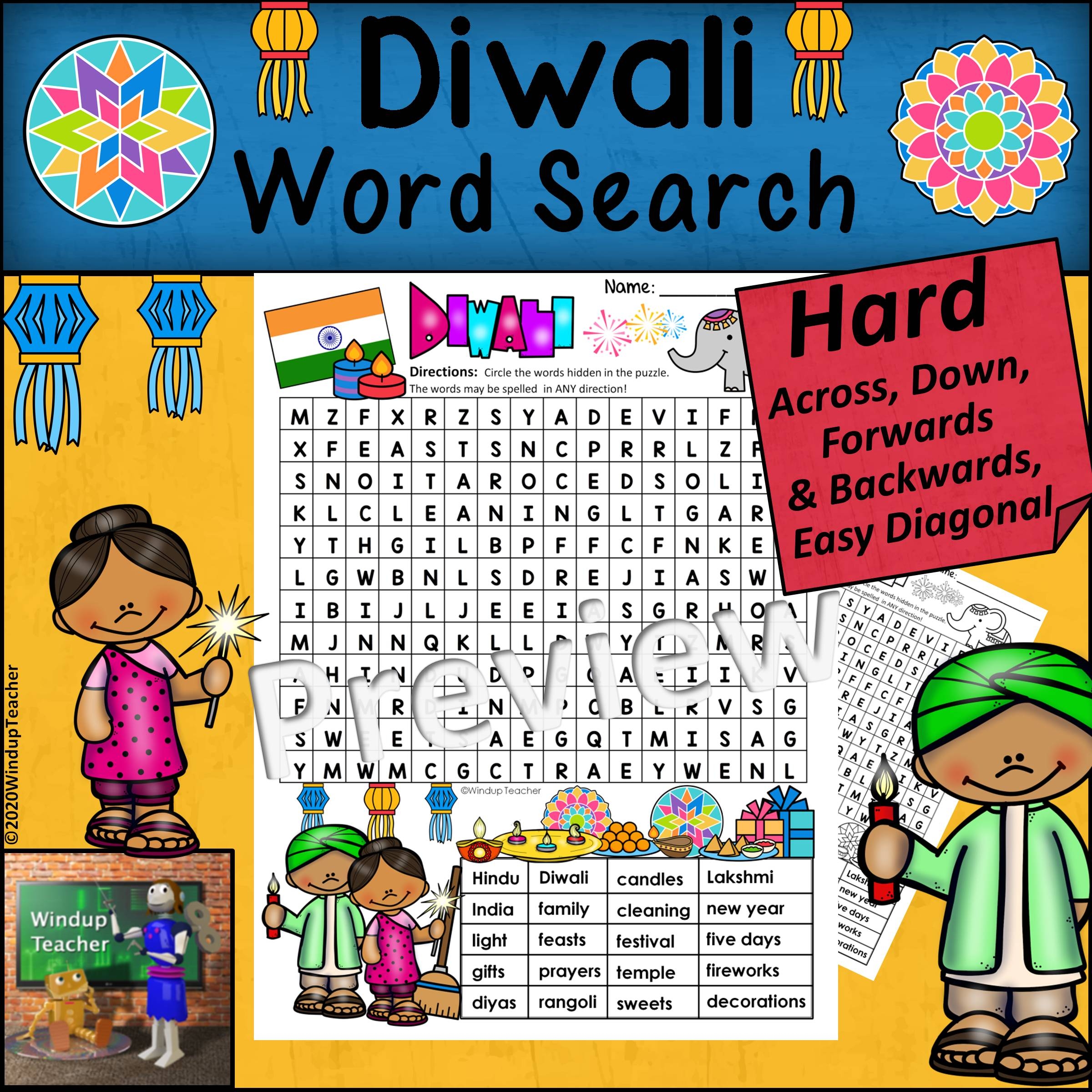 Free Printable Word Search Hard