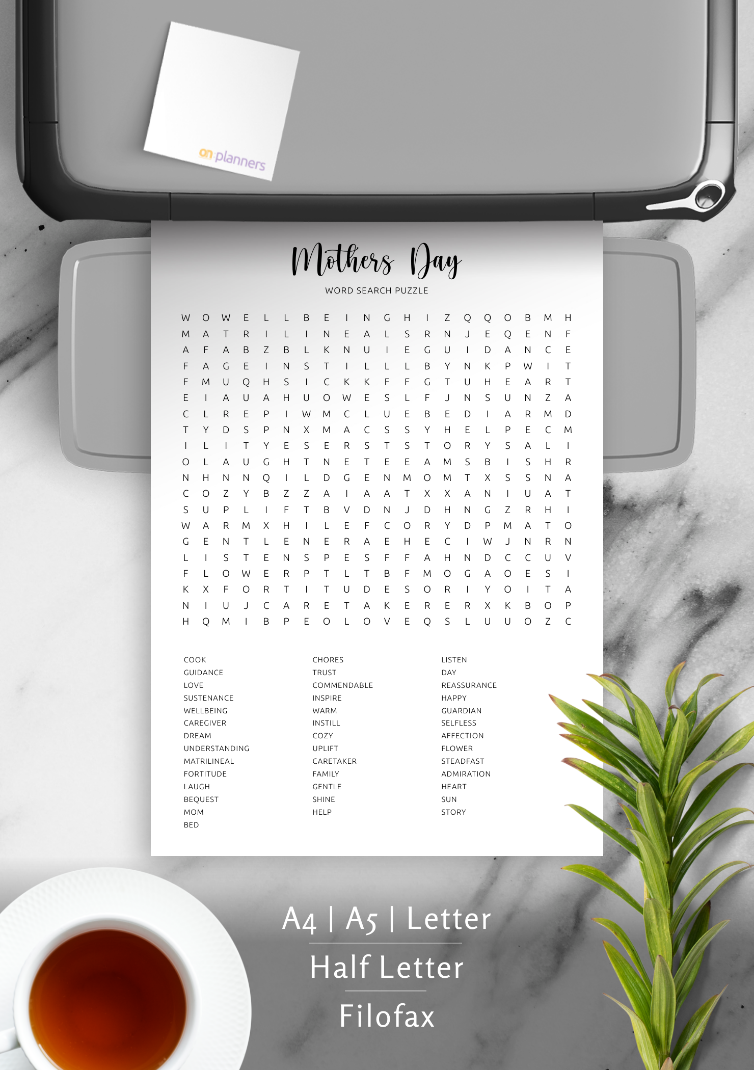 Download Mother s Day Word Search Printable In PDF