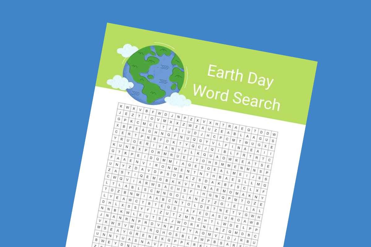 Free Earth Day Word Search