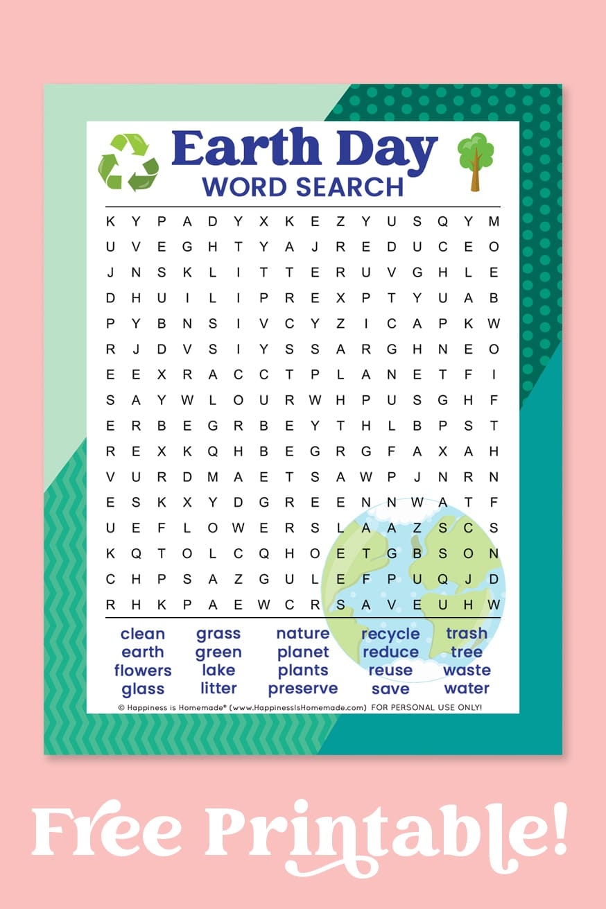 Word Search Printable Kids Free