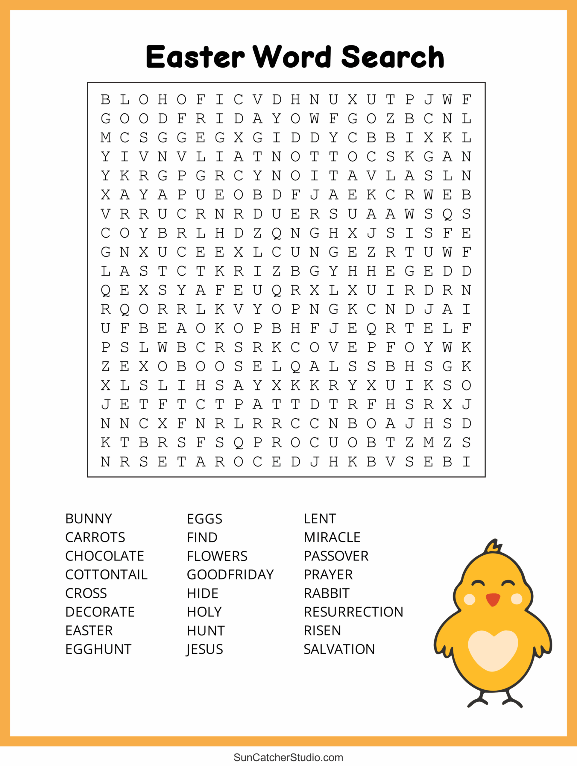 easter word search free printable pdf puzzles free printables