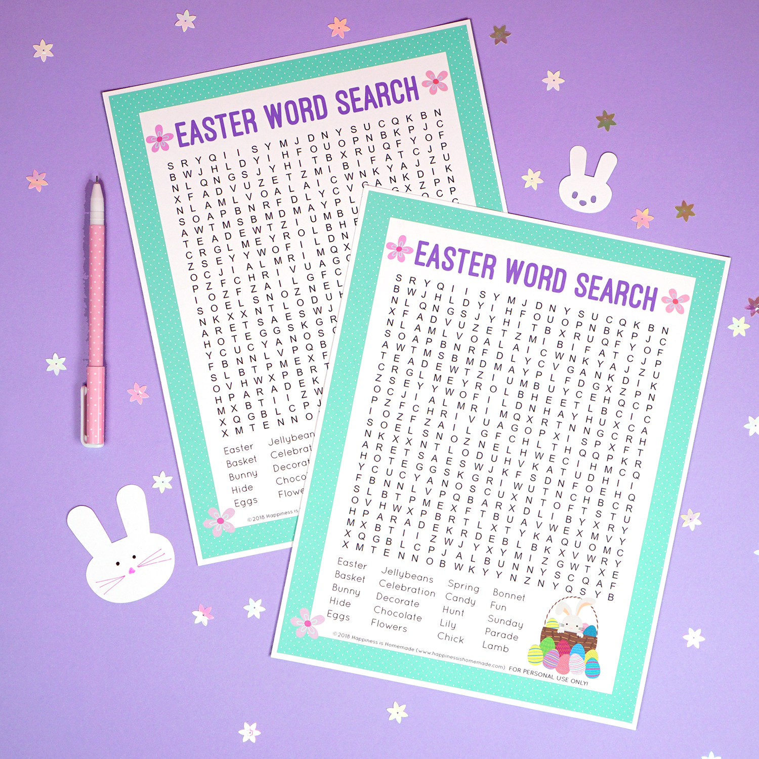 easter word search printable happiness is homemade