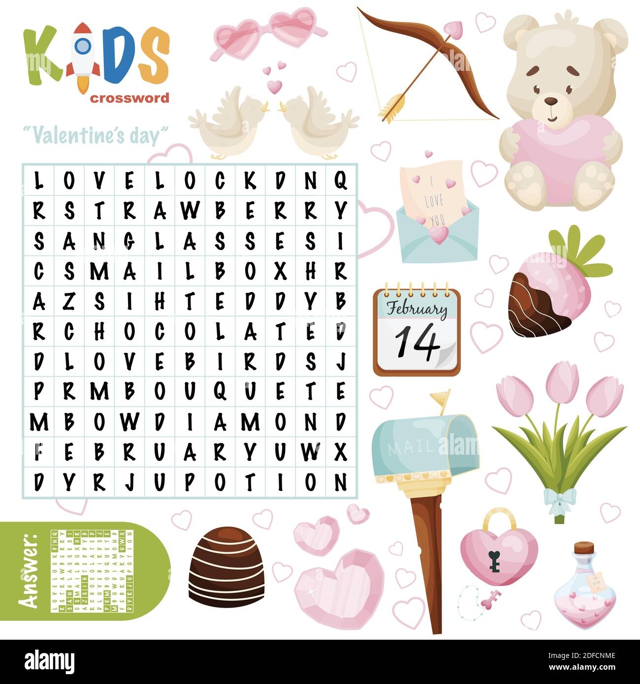 Easy Word Search Crossword Puzzle Valentine s Day For Children In Elementary Primary And Middle School Fun Way To Practice Language Comprehension Stock Vector Image Art Alamy Easy Word Search Crossword Puzzle Valentine s Day For Children In Elementary Primary And Middle School Fun Way To Practice Language Comprehension Stock Vector Image Art Alamy