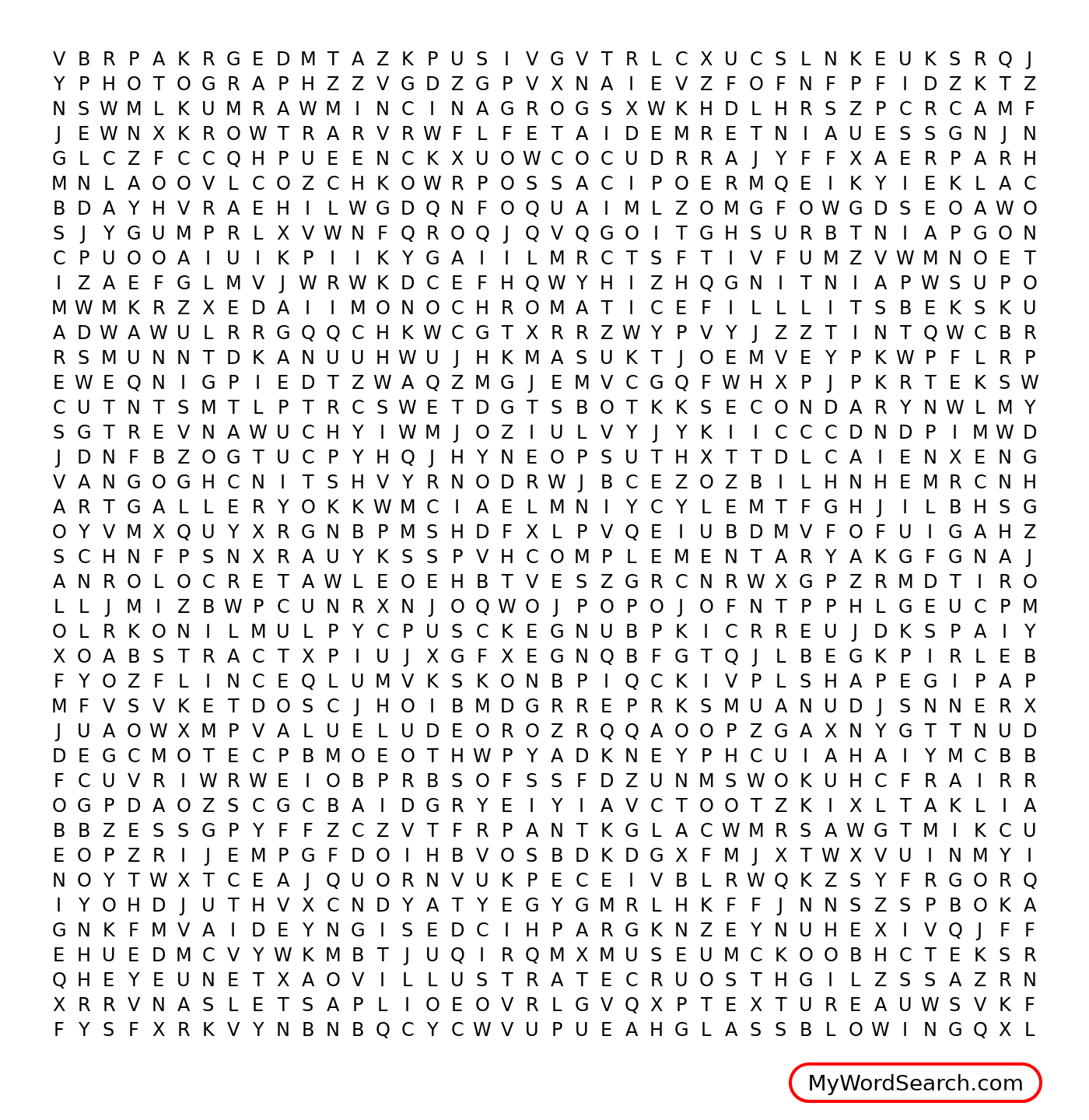 Extreme Art Word Search