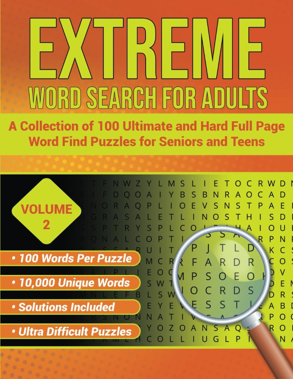 Extreme Word Search For Adults A Collection Of 100 Ultimate Desertcart Cyprus