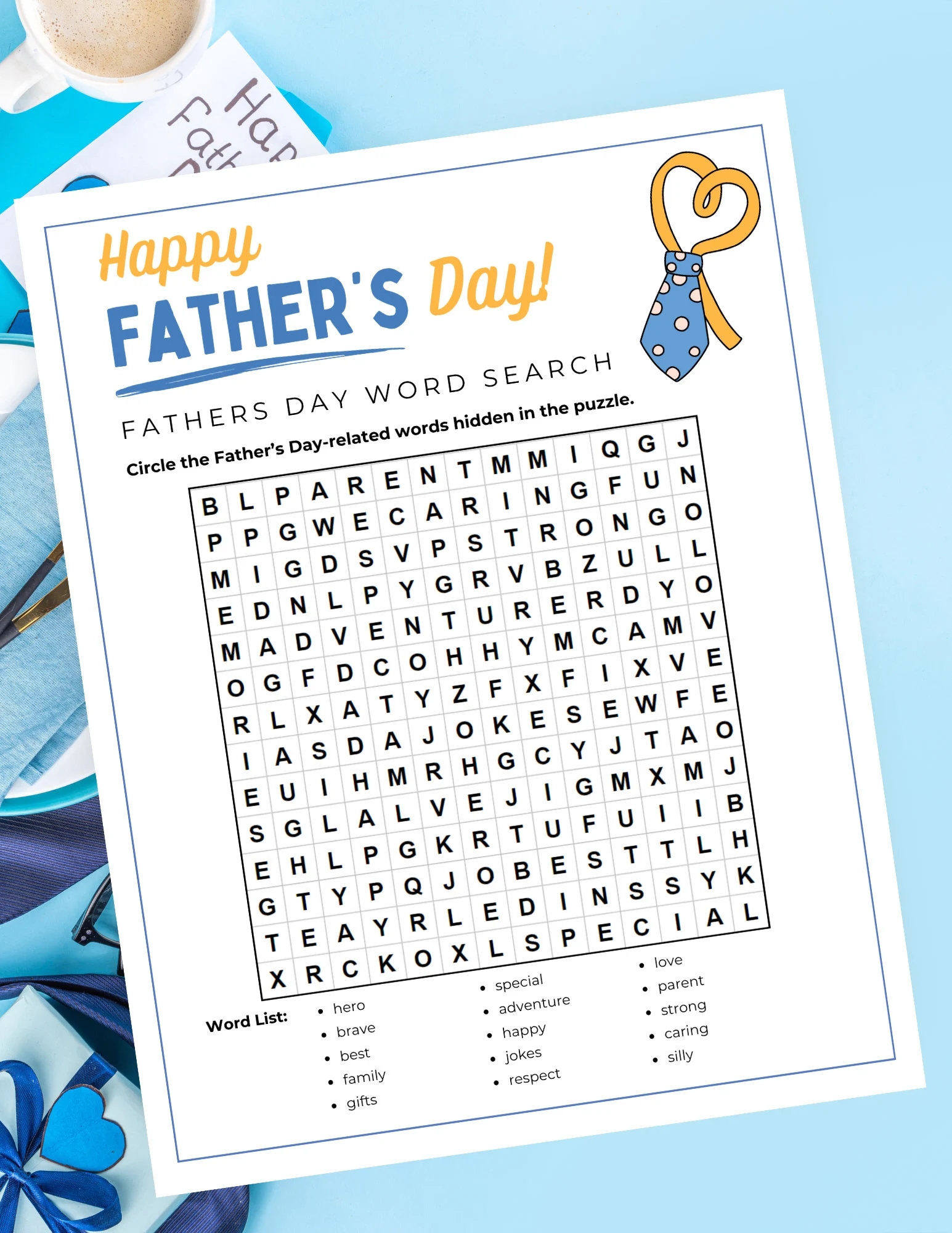 Fathers Day Word Search Printable Fathers Day Games For Kids And Adults Fathers Day Activities Father s Day Printable Family Games Etsy
