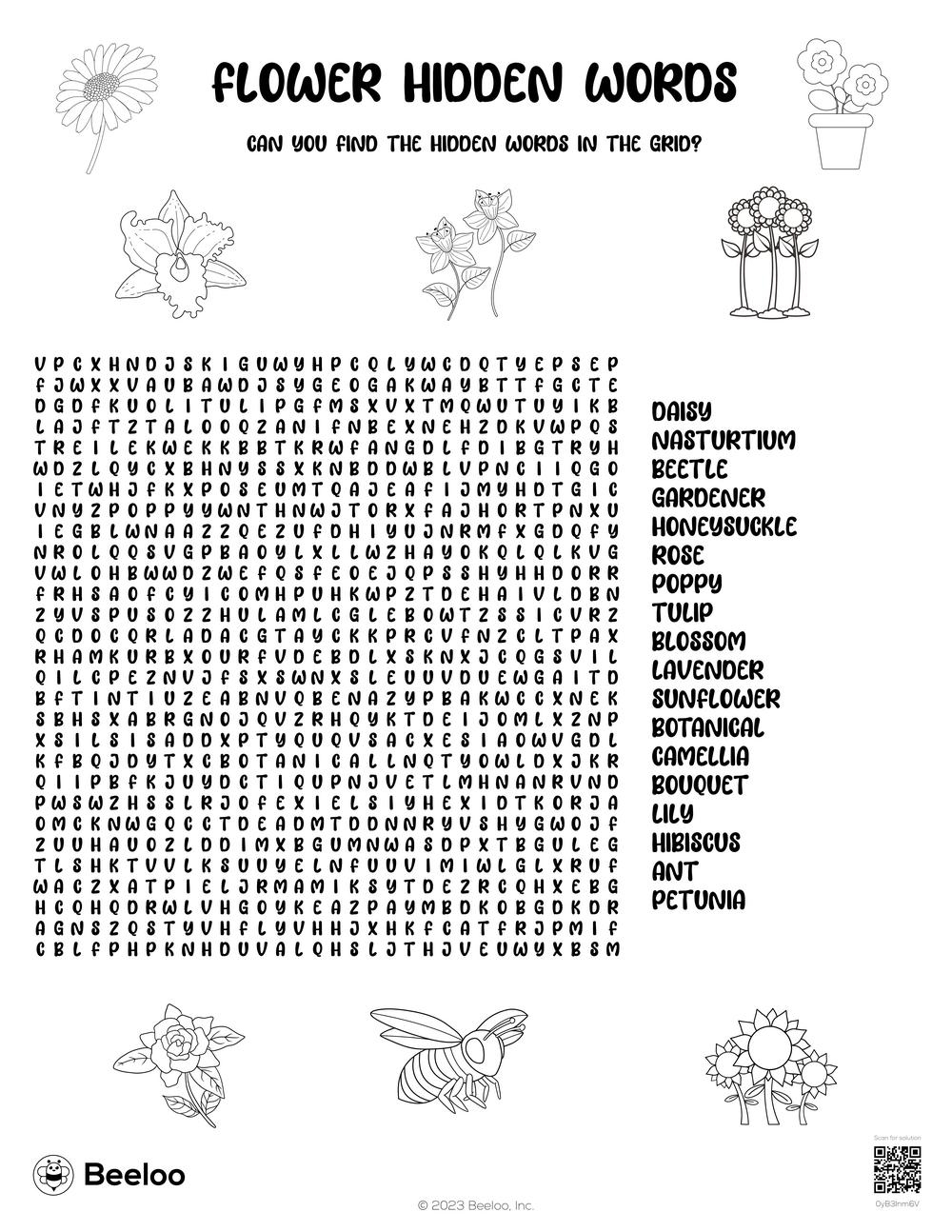 Printable Word Searches Adults
