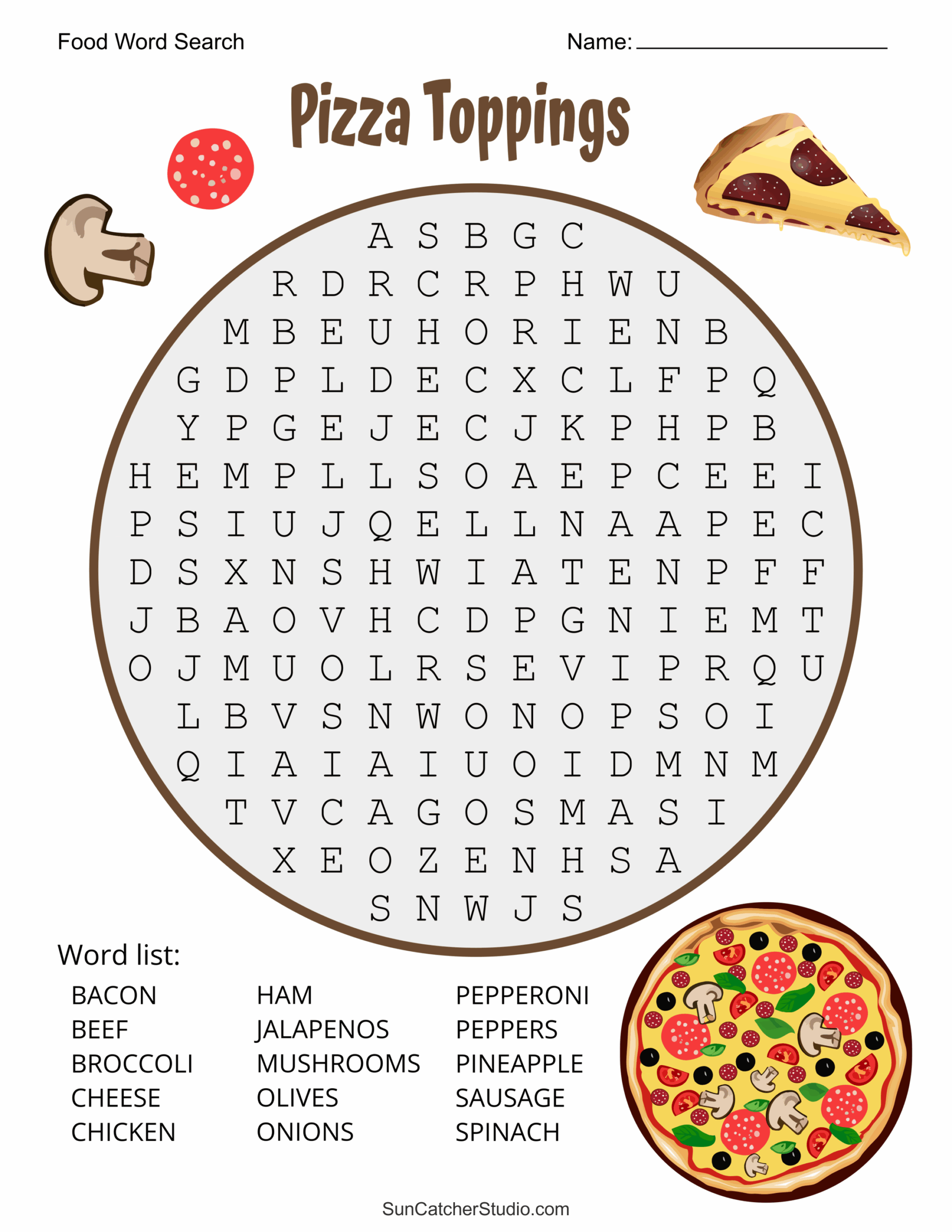 Word Searches Free Printable Hard