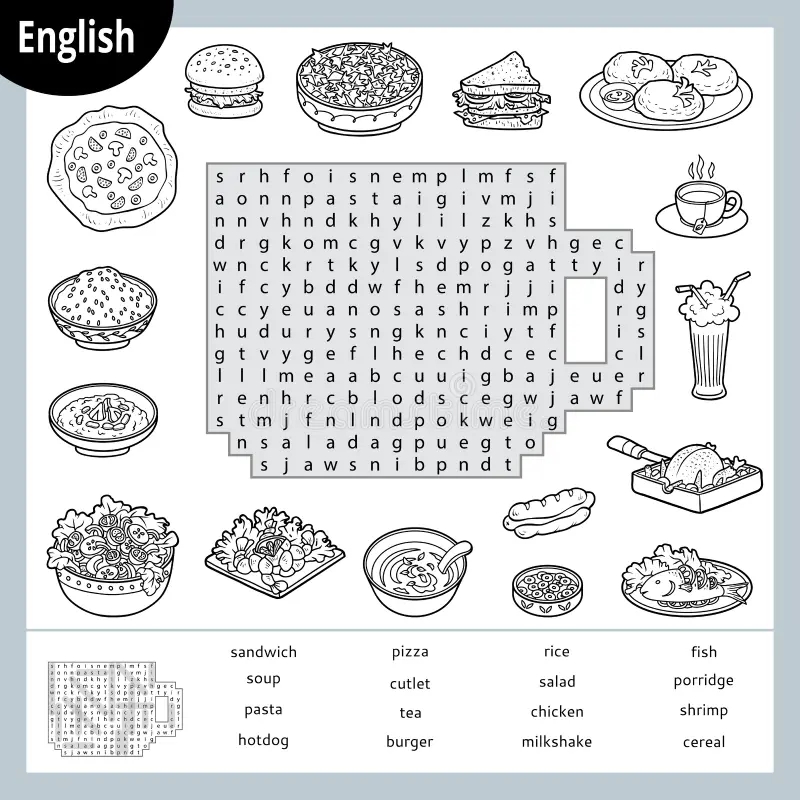 Food Word Search Puzzle Stock Illustrations 906 Food Word Search Puzzle Stock Illustrations Vectors Clipart Dreamstime