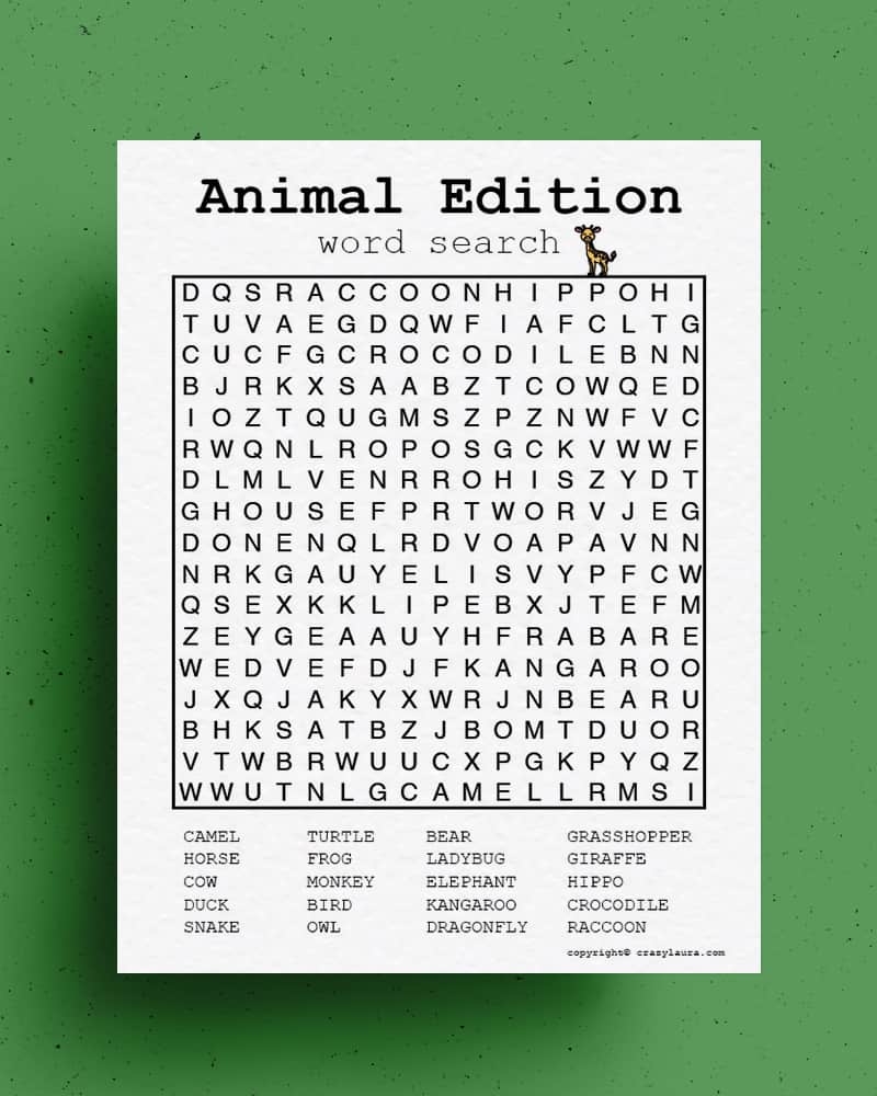 Hard Word Searches Printable Pdf