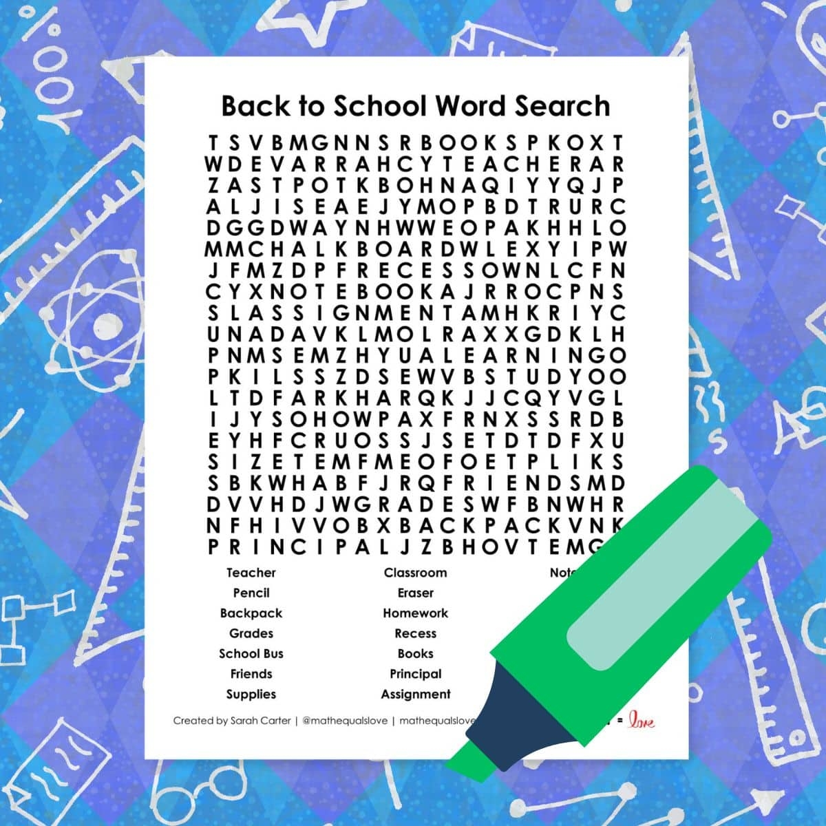 Free 100 Word Printable Searches