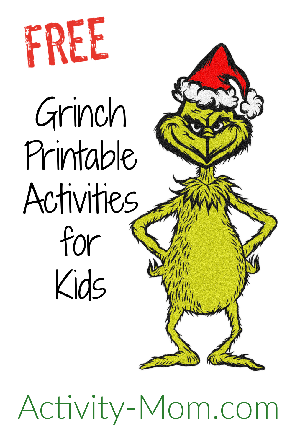 Printable Grinch Word Search Sheets