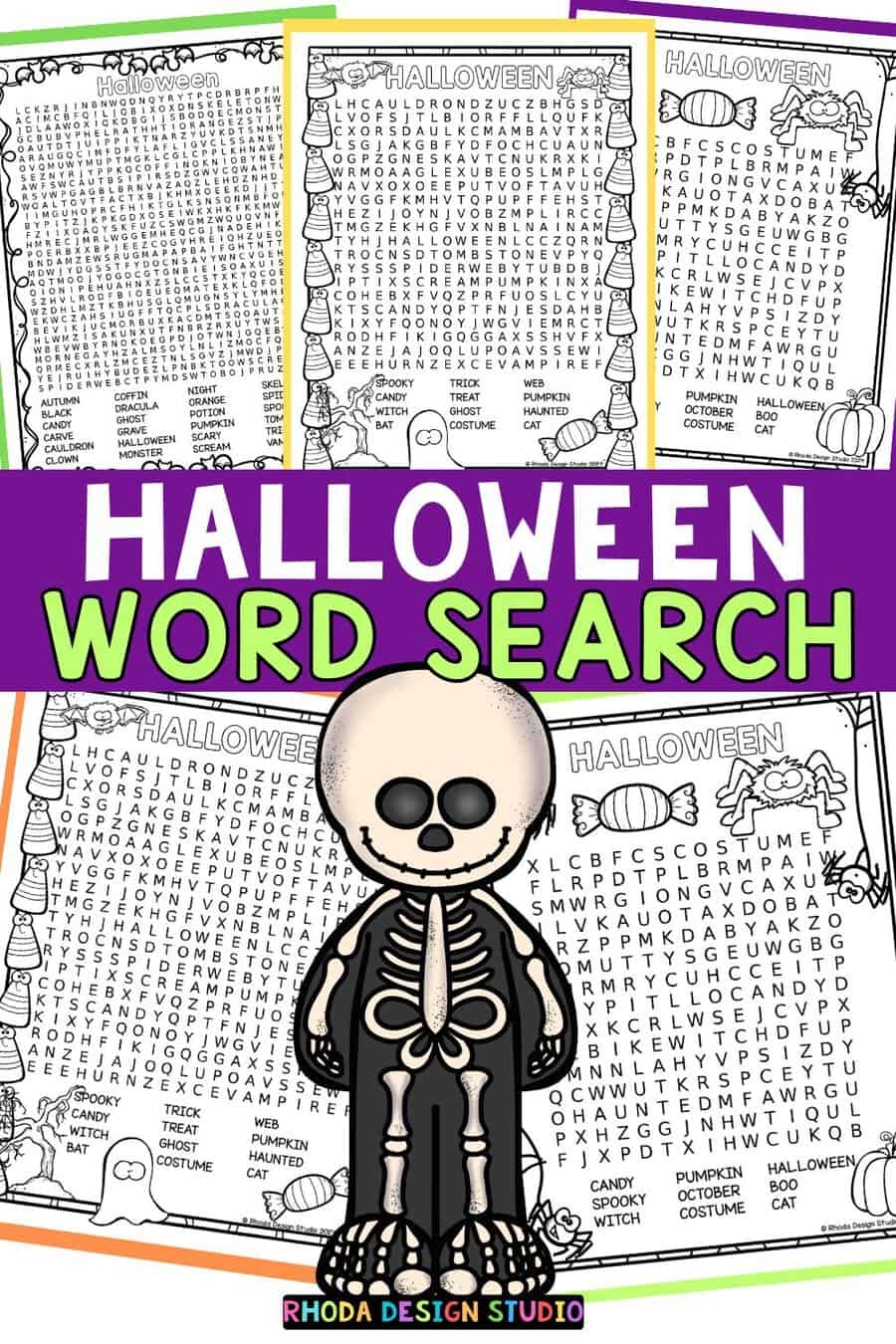 Halloween Printable Word Search