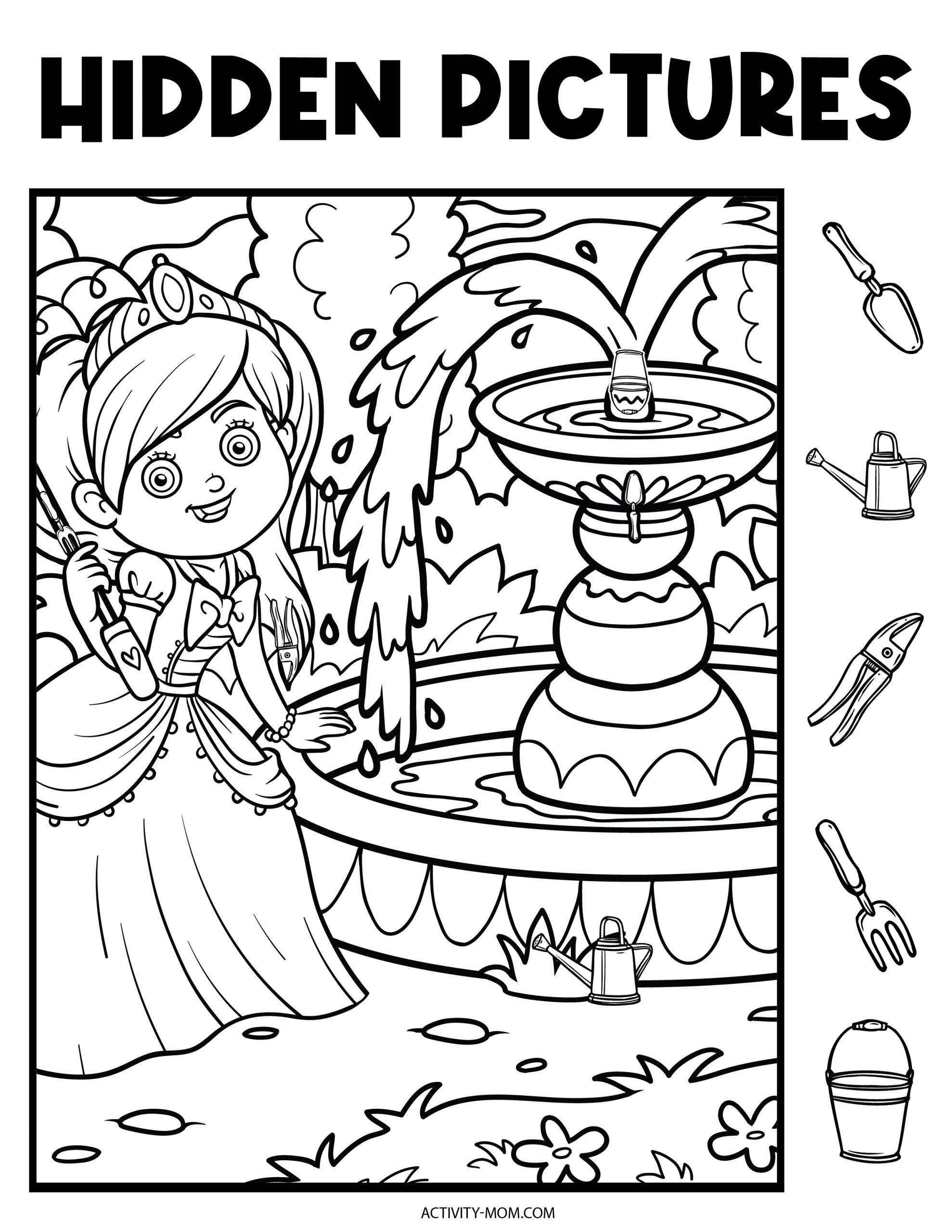 free hidden pictures printables for kids the activity mom