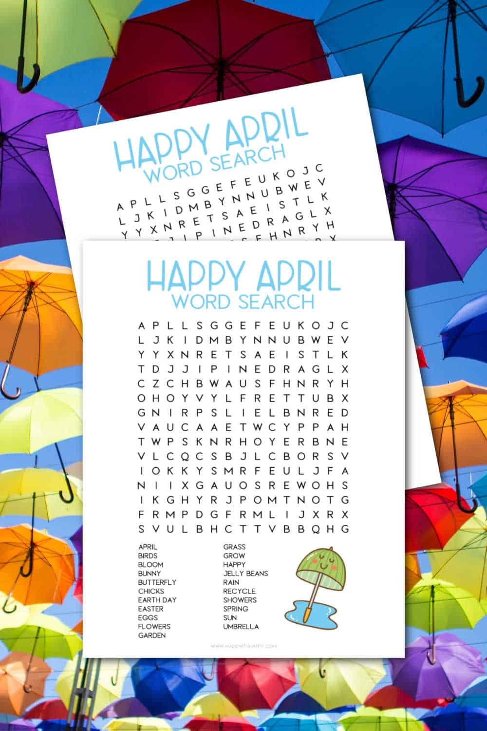 free printable april word search for kids made with happy