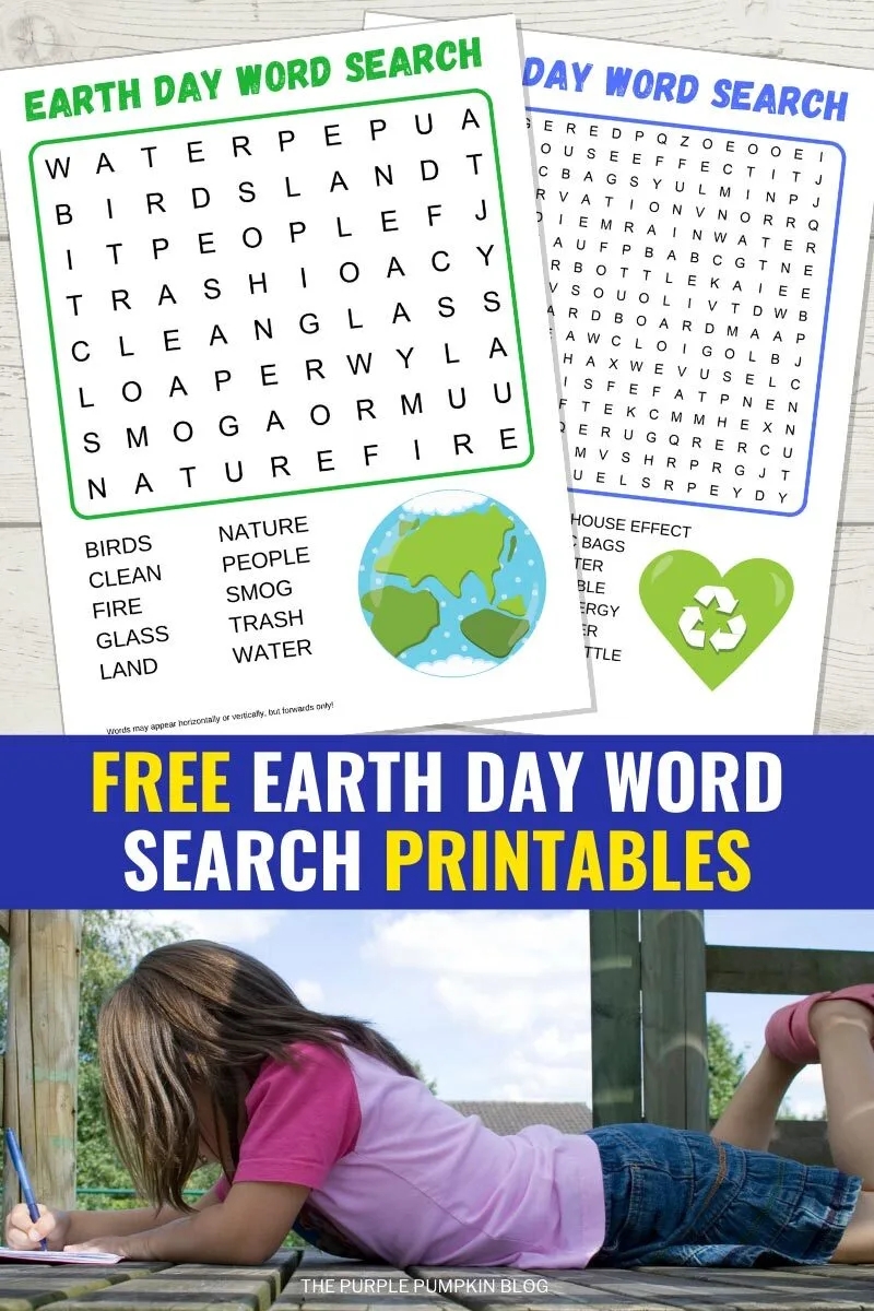 Free Printable Earth Day Word Search